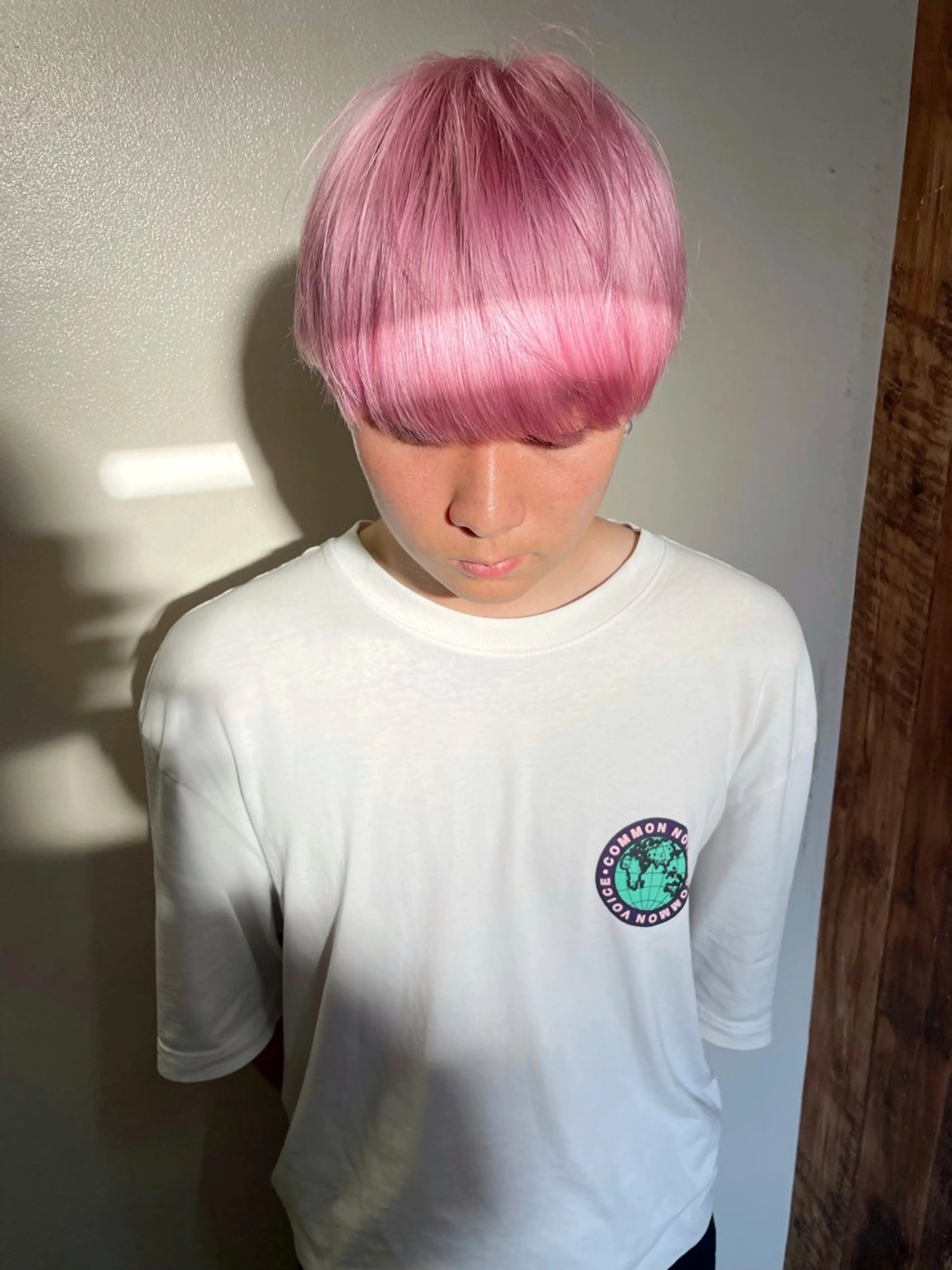 ショート カラー ヘアアレンジ メンズ メンズハイトーン ハイトーンカラー カット ヘアカラー トリートメント 丸山渉/パーマ エフェクトブリーチのヘアスタイル