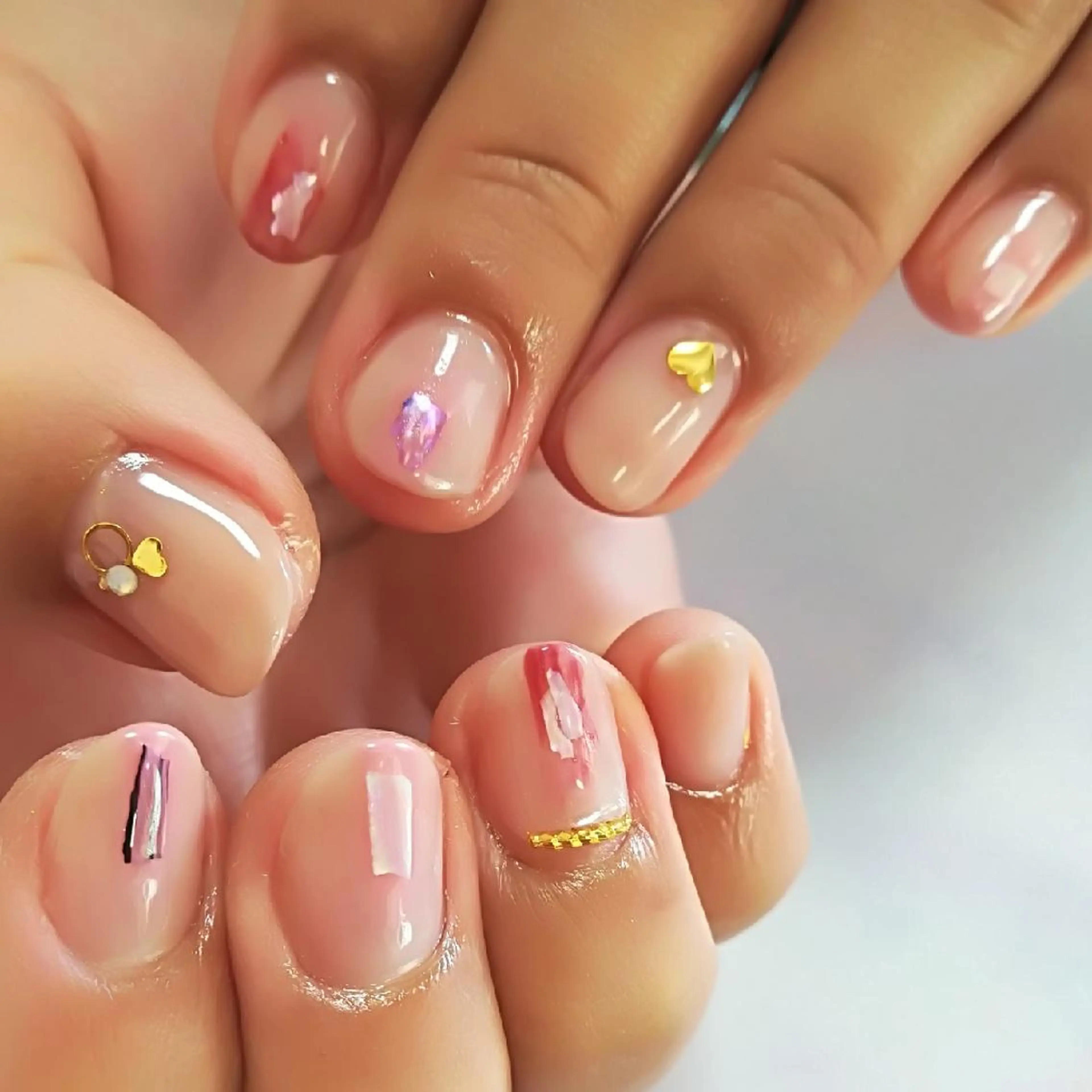 ネイル ニュアンスネイル ハンドネイル reve あやののネイルデザイン