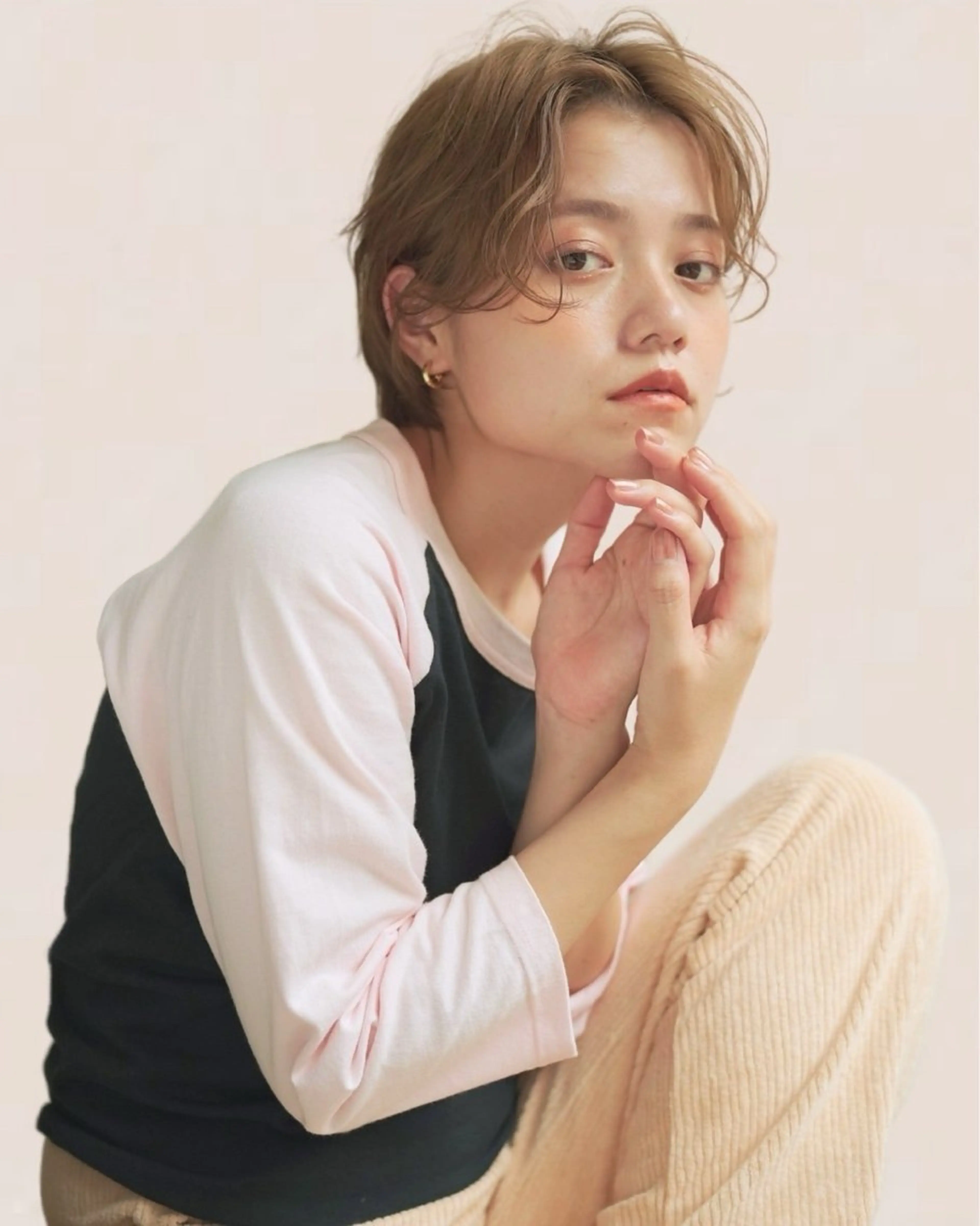 ショート パーマ Joule 建山美友のヘアスタイル