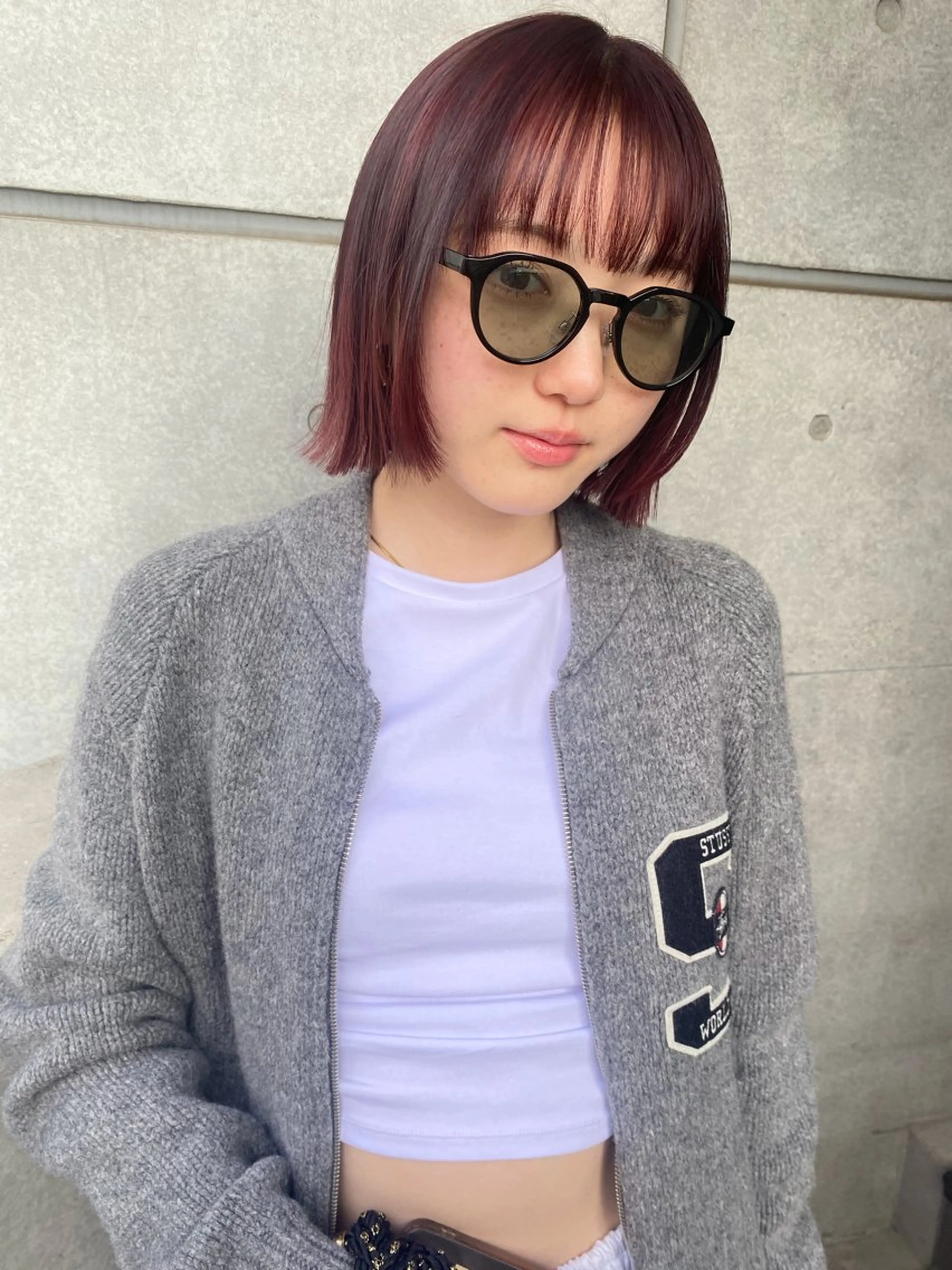 ショート カラー カット ヘアカラー 室谷 侑奈のヘアスタイル