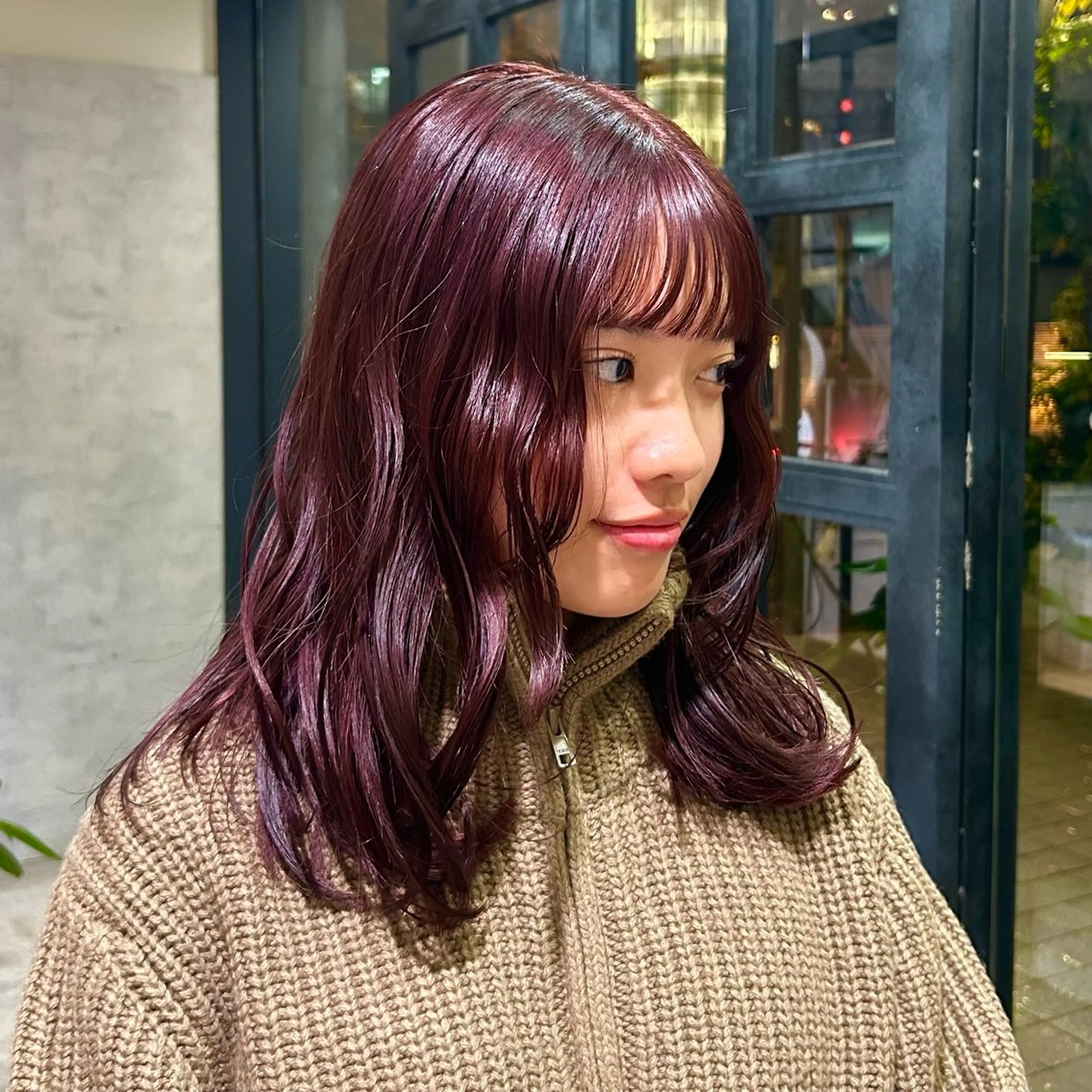 セミロング カラー カラーモデル募集中 🎀🤍菜々美のヘアスタイル