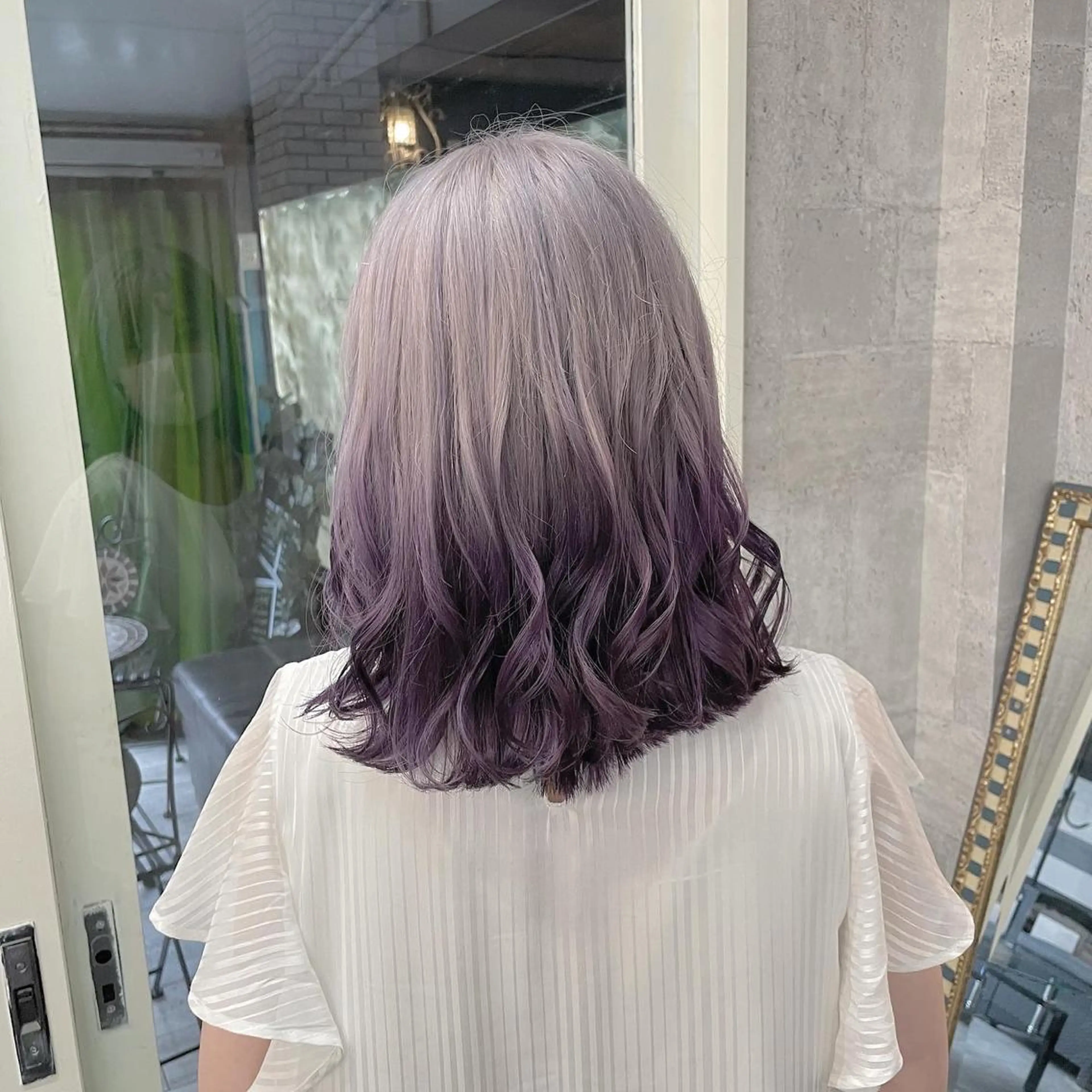 ミディアム パープルカラー ヘアカラー actanoid etto所属・佐藤 香太のヘアスタイル