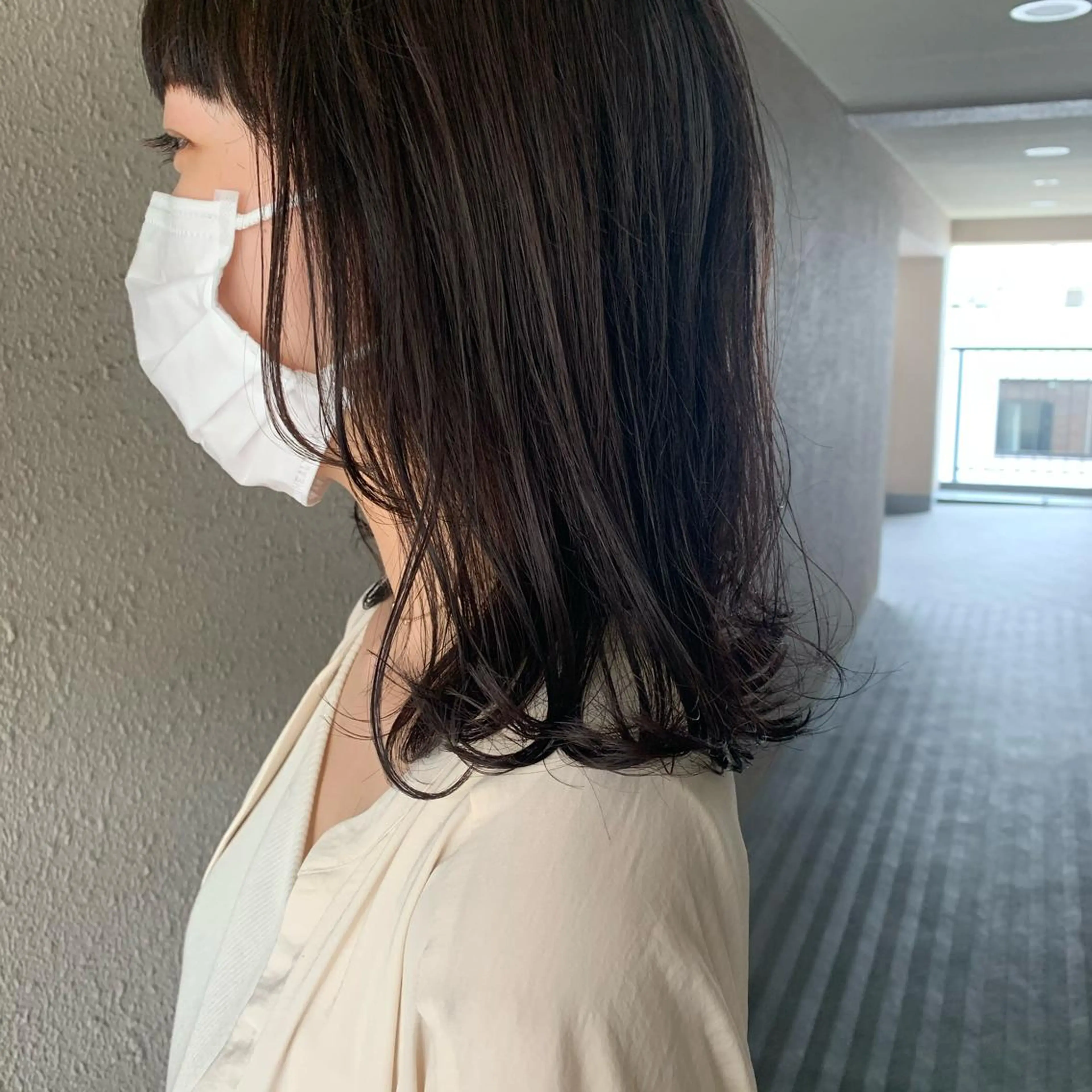 ミディアム カラー chouette/ 根本優希のヘアスタイル