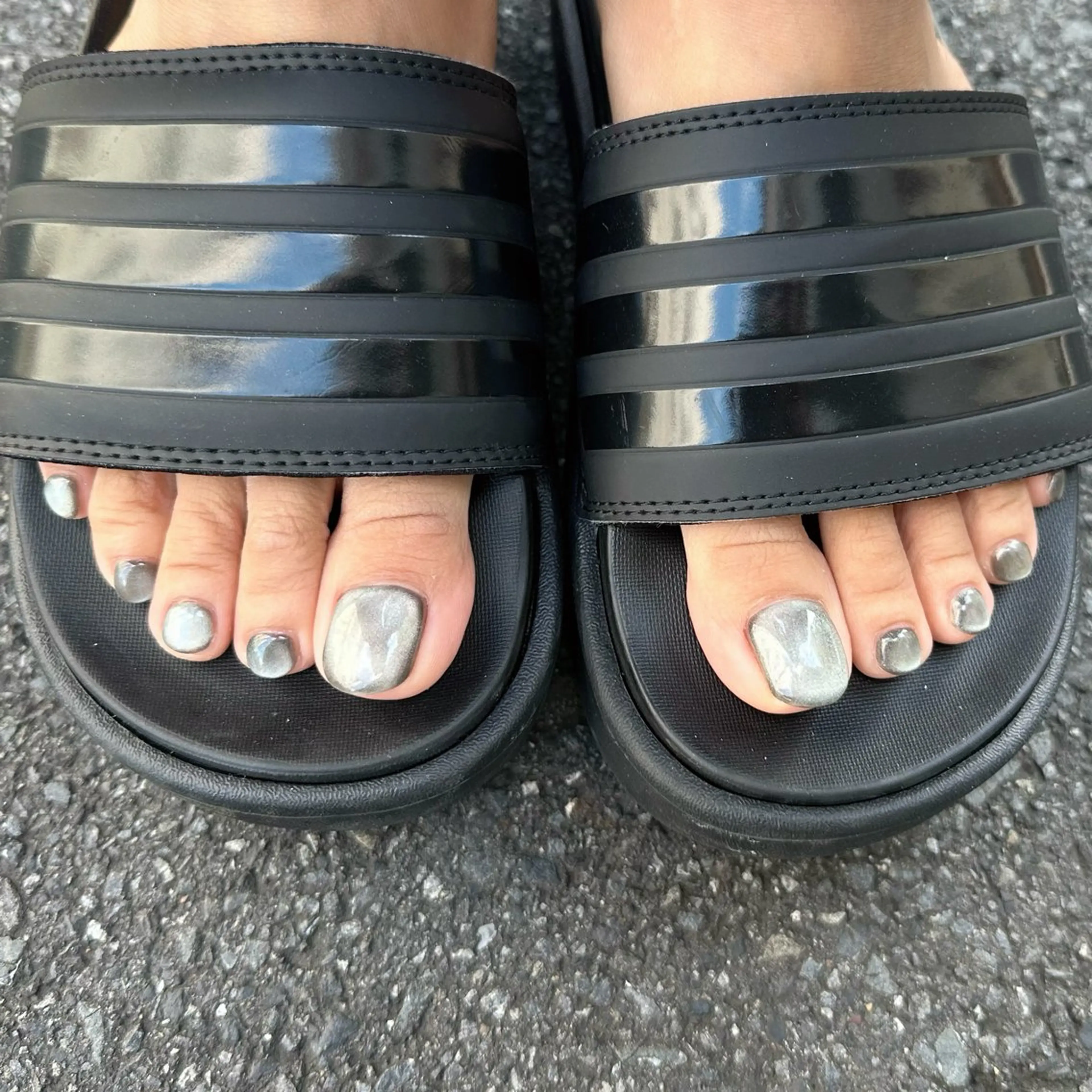 ネイル フットネイル マグネットネイル erinca nail所属・圦本 有紀のネイルデザイン