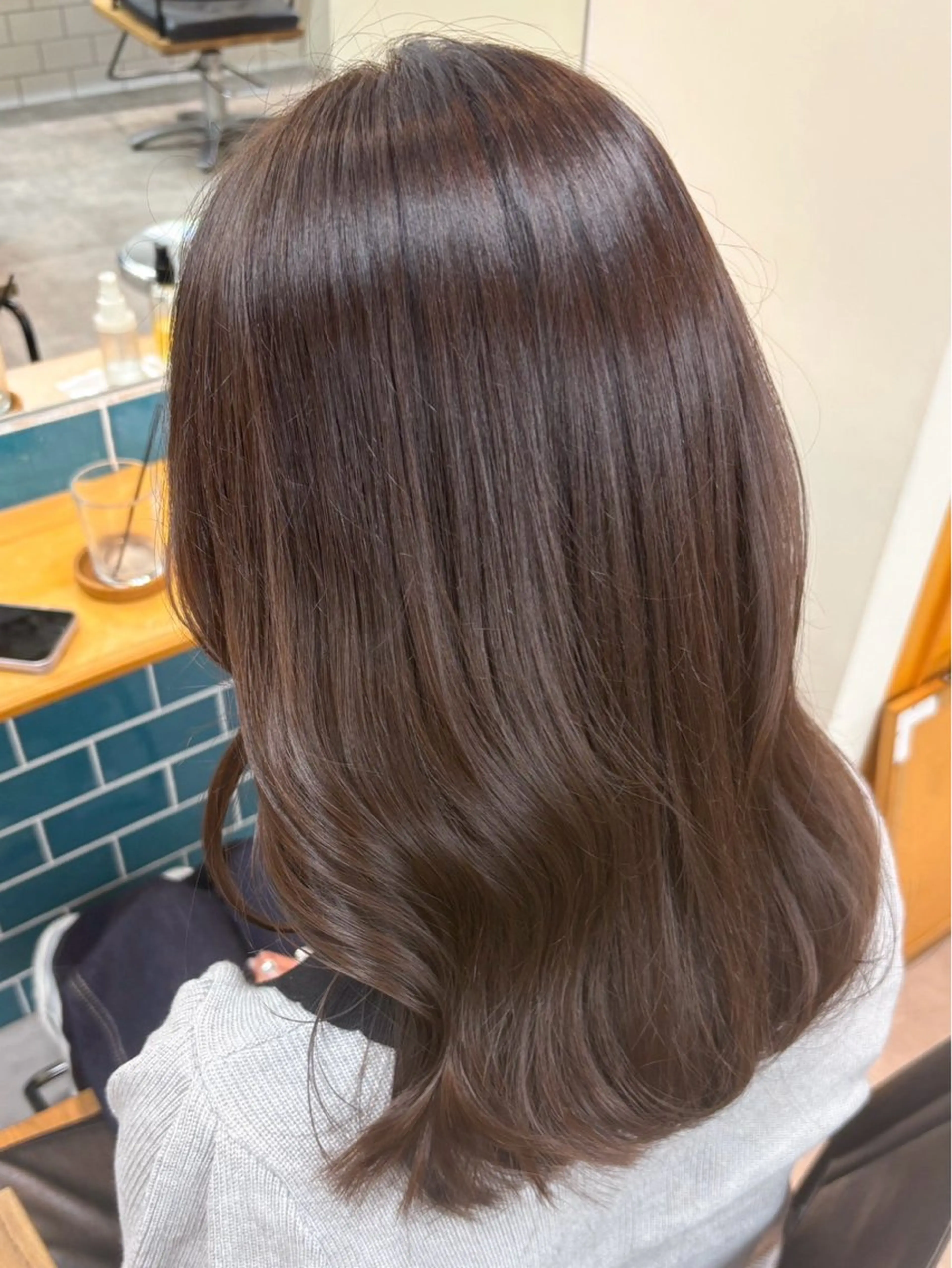 セミロング KOHEI/上野 カラーモデル募集🌱のヘアスタイル