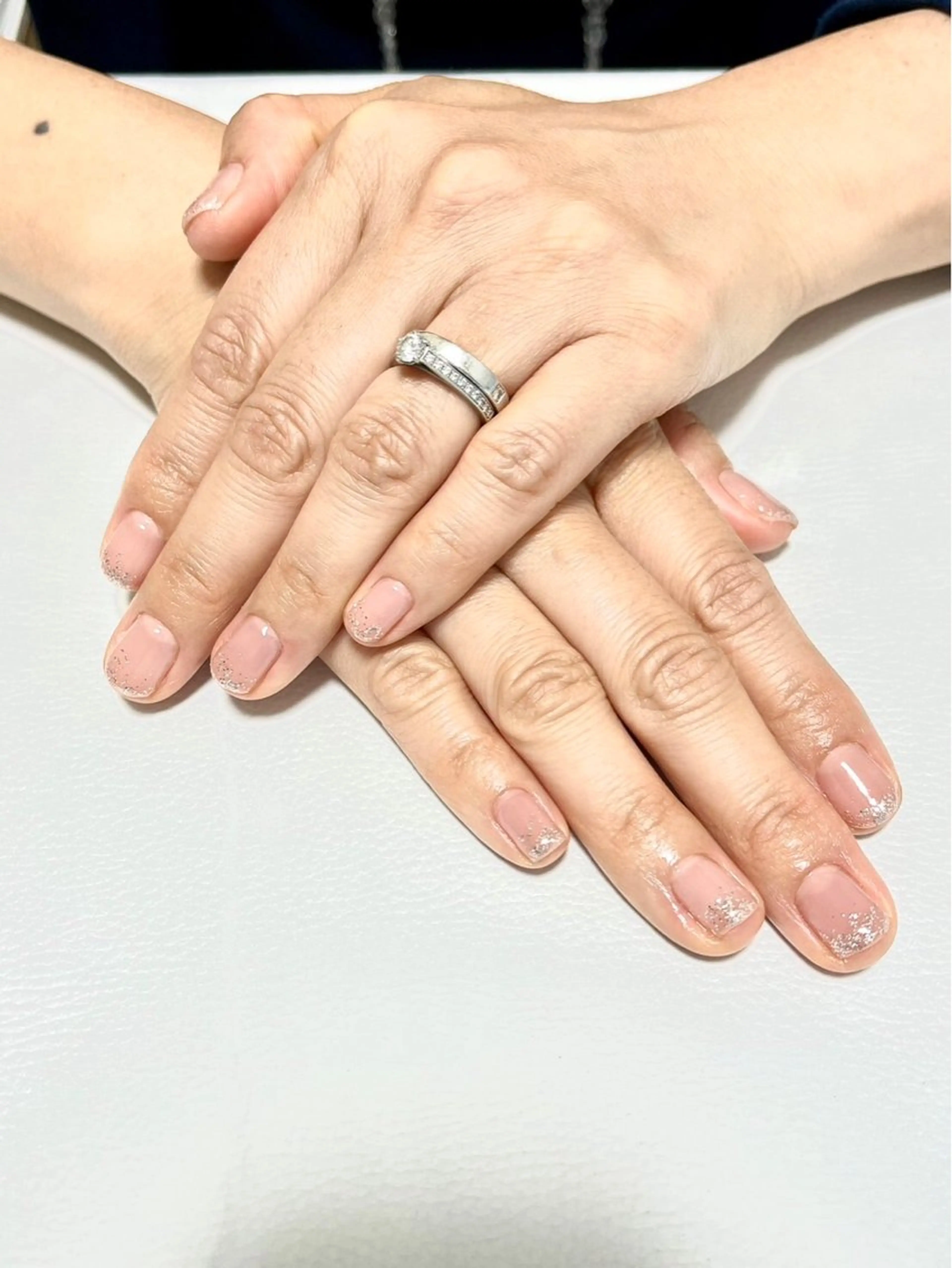 ネイル ラメ(グリッター) ハンドネイル naiisalon apfelのネイルデザイン