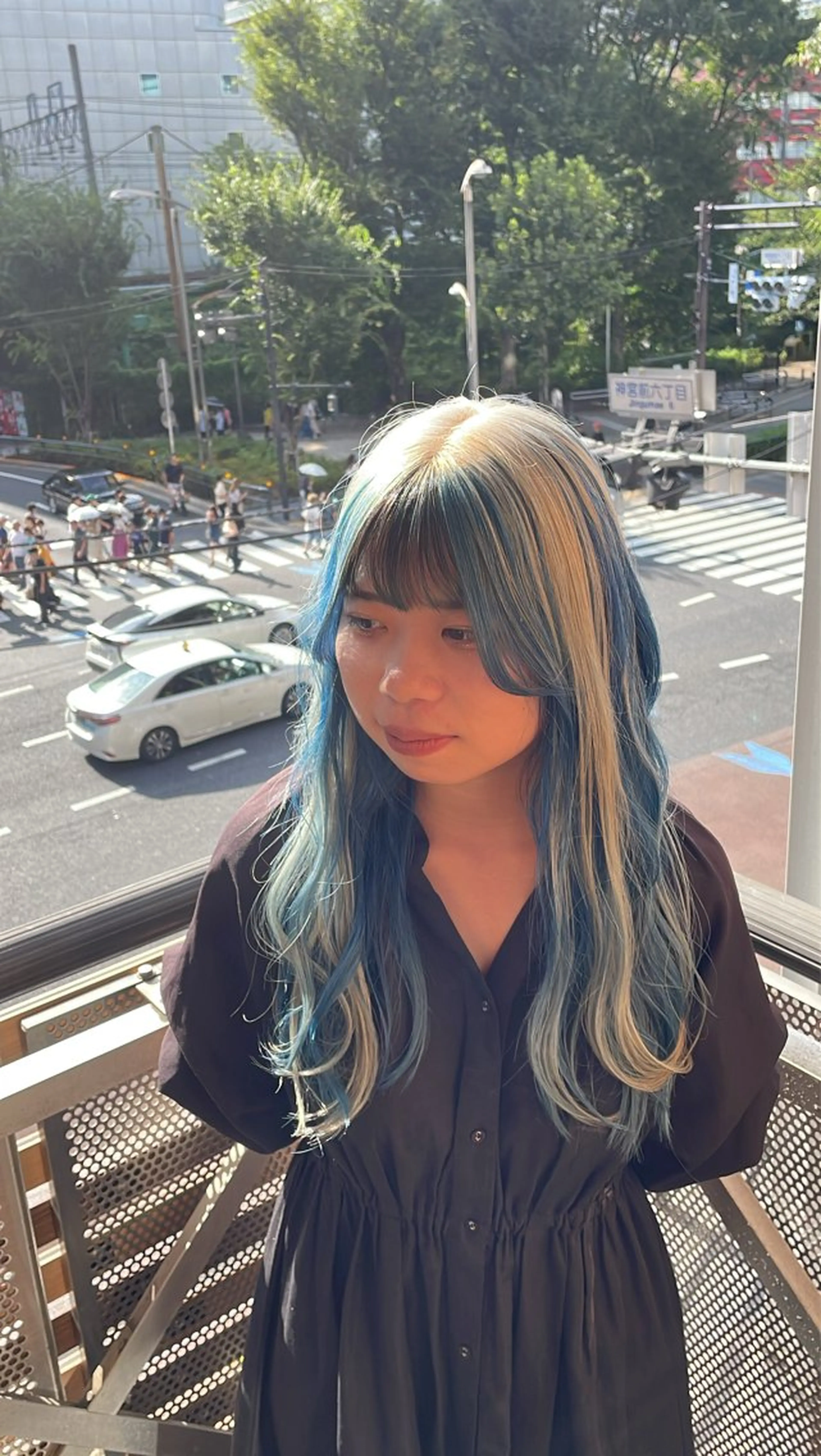セミロング カラー ヘアアレンジ デザインカラー エクステ ヘアカラー driP.by HAVANA所属・ケアブリーチ／パーマ 工藤のヘアスタイル