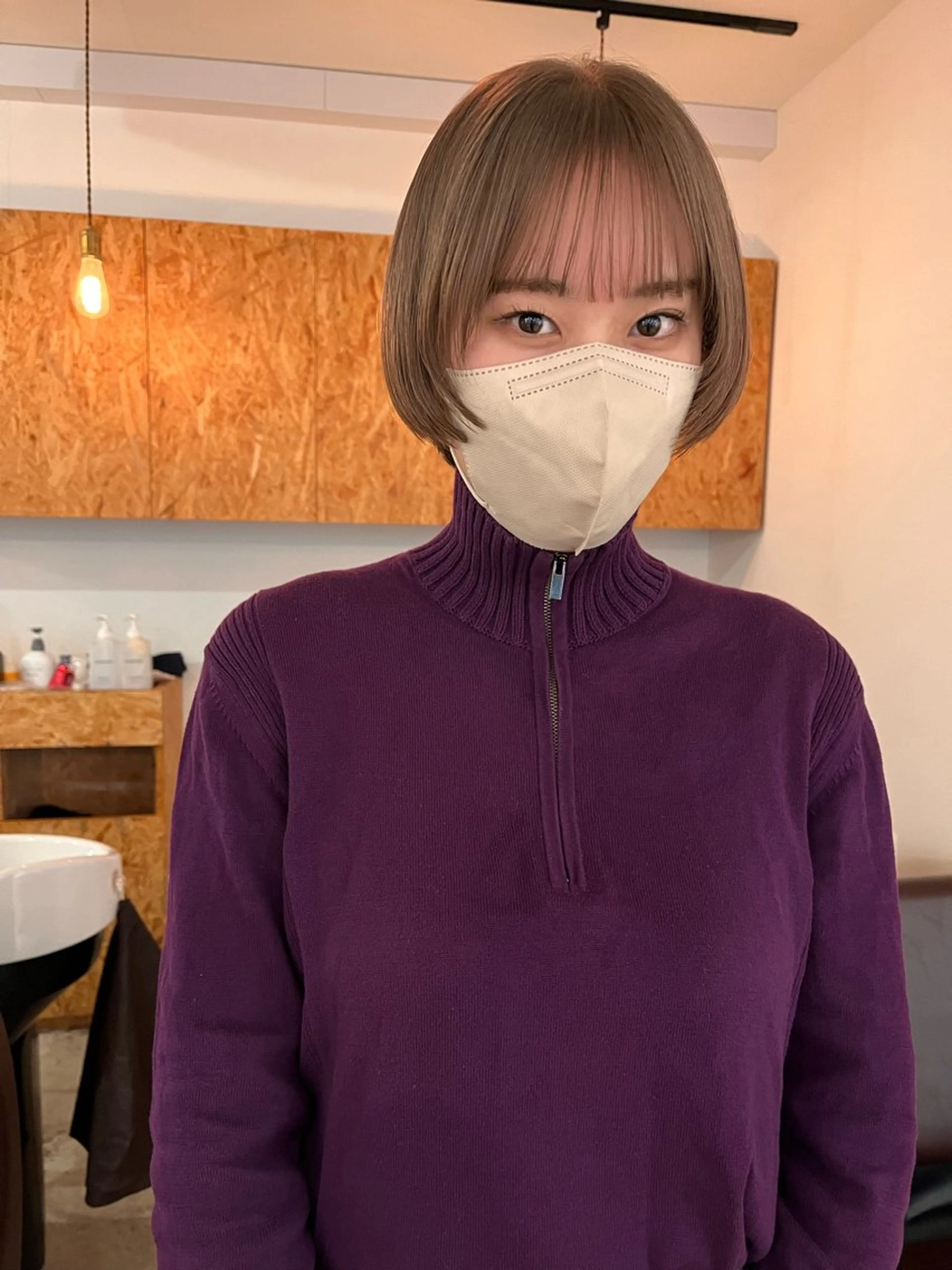 ショート 暖色・パーマ 🌼クニトウメイのヘアスタイル