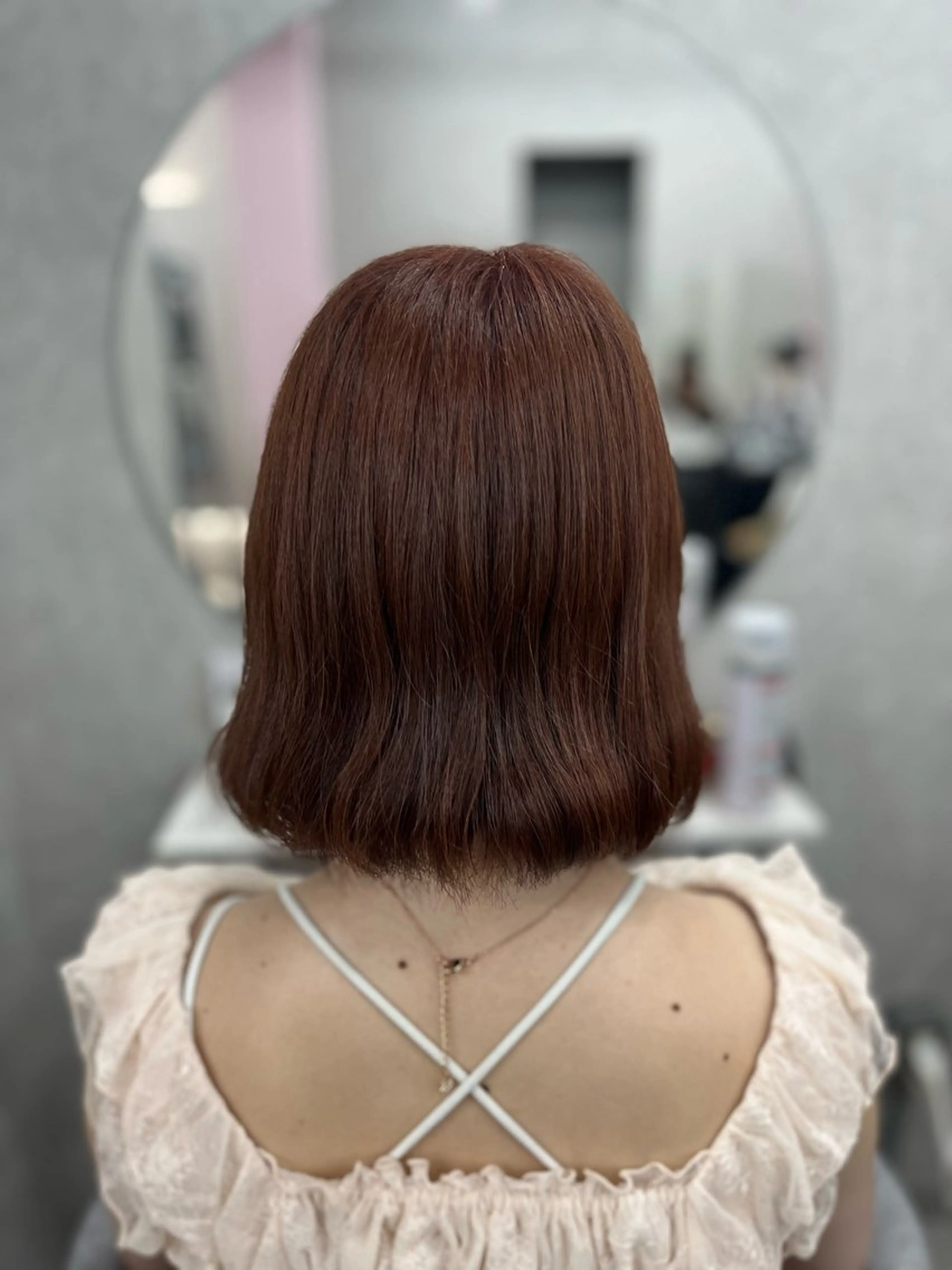 ショート ヘアカラー トリートメント ヘッドスパ 💖 ぴんくぼぶの人 💖西田ゆうなのヘアスタイル