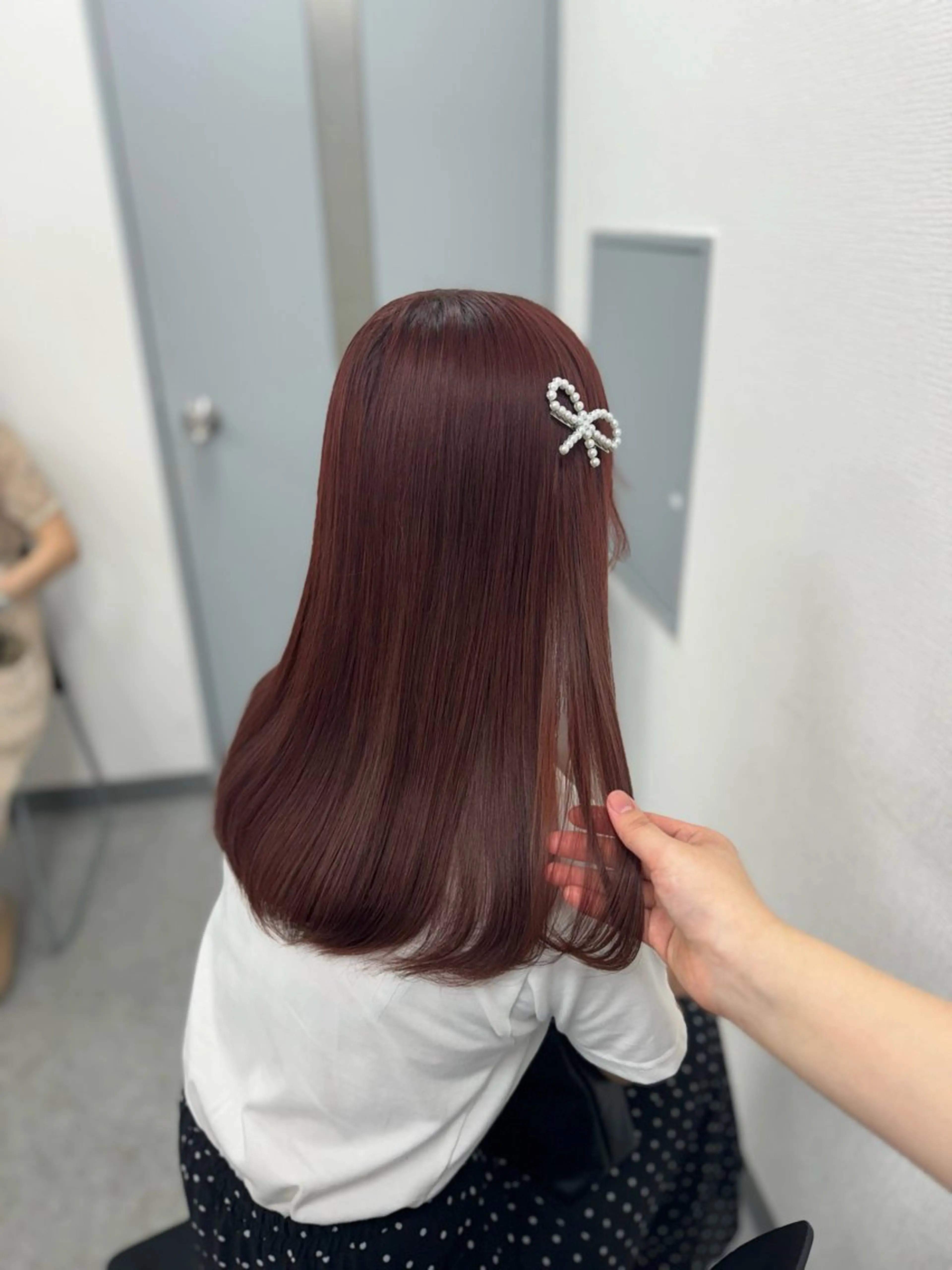セミロング カラー ヘアカラー トリートメント ヘアセット 🎀愛されgirly ヘア🫧Ayakaのヘアスタイル