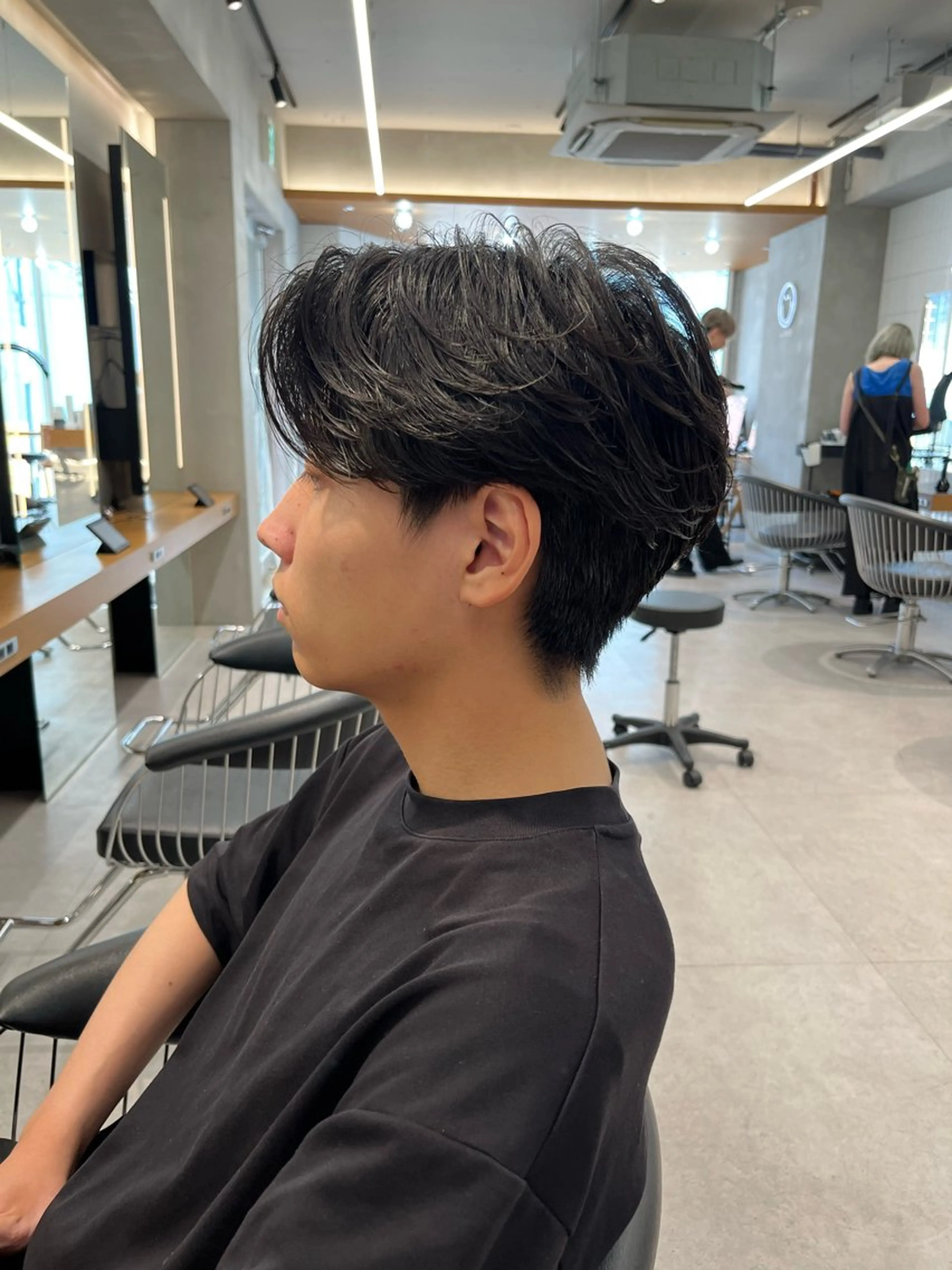 パーマ メンズ nico TOKYO Logic店所属・表参道/センター パート/MIZUKIのヘアスタイル