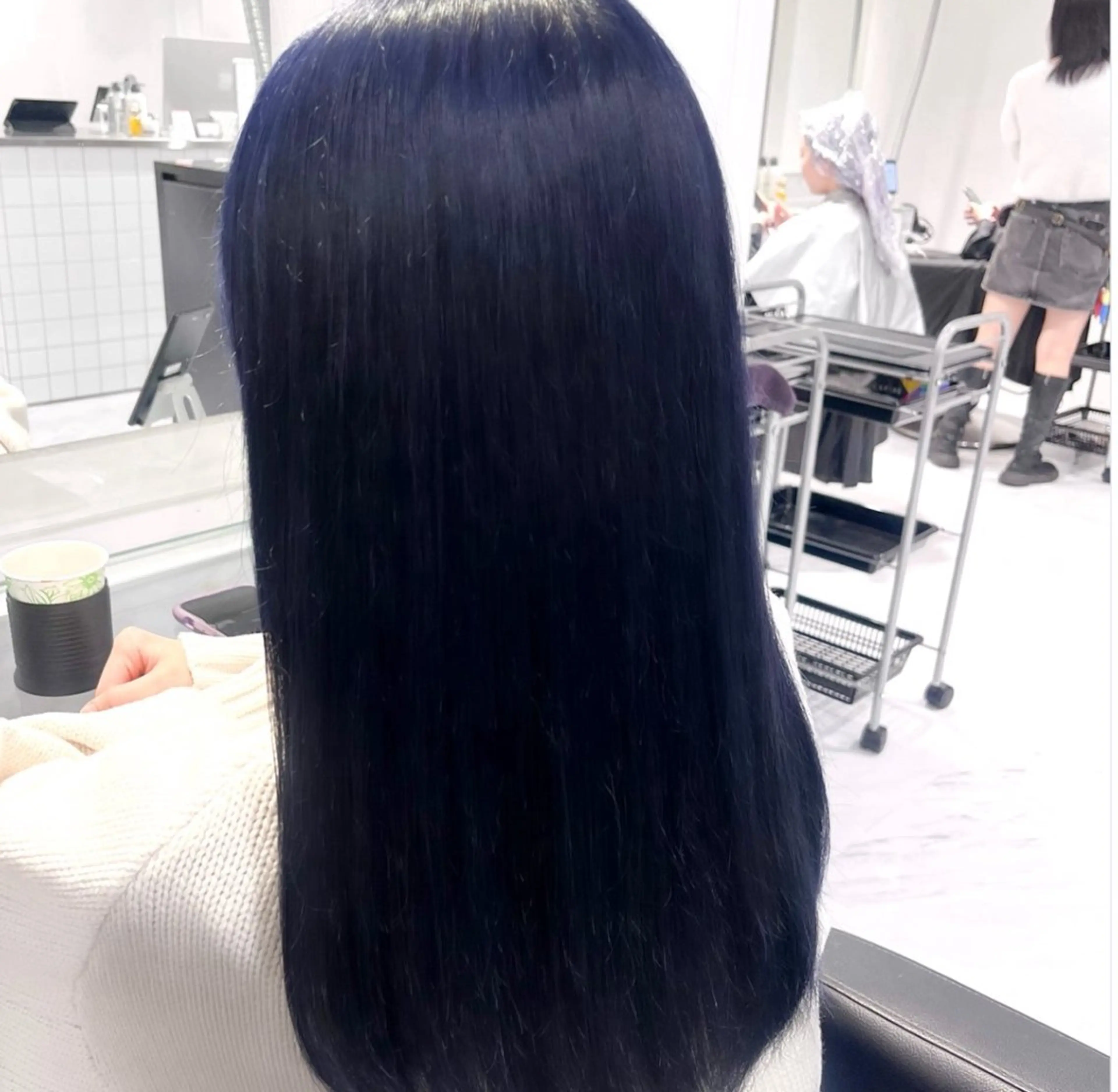 ロング カラー ヘアカラー トリートメント ヘッドスパ ヘアセット 🫧うる艶トレンド 🫧透明感カラーのヘアスタイル