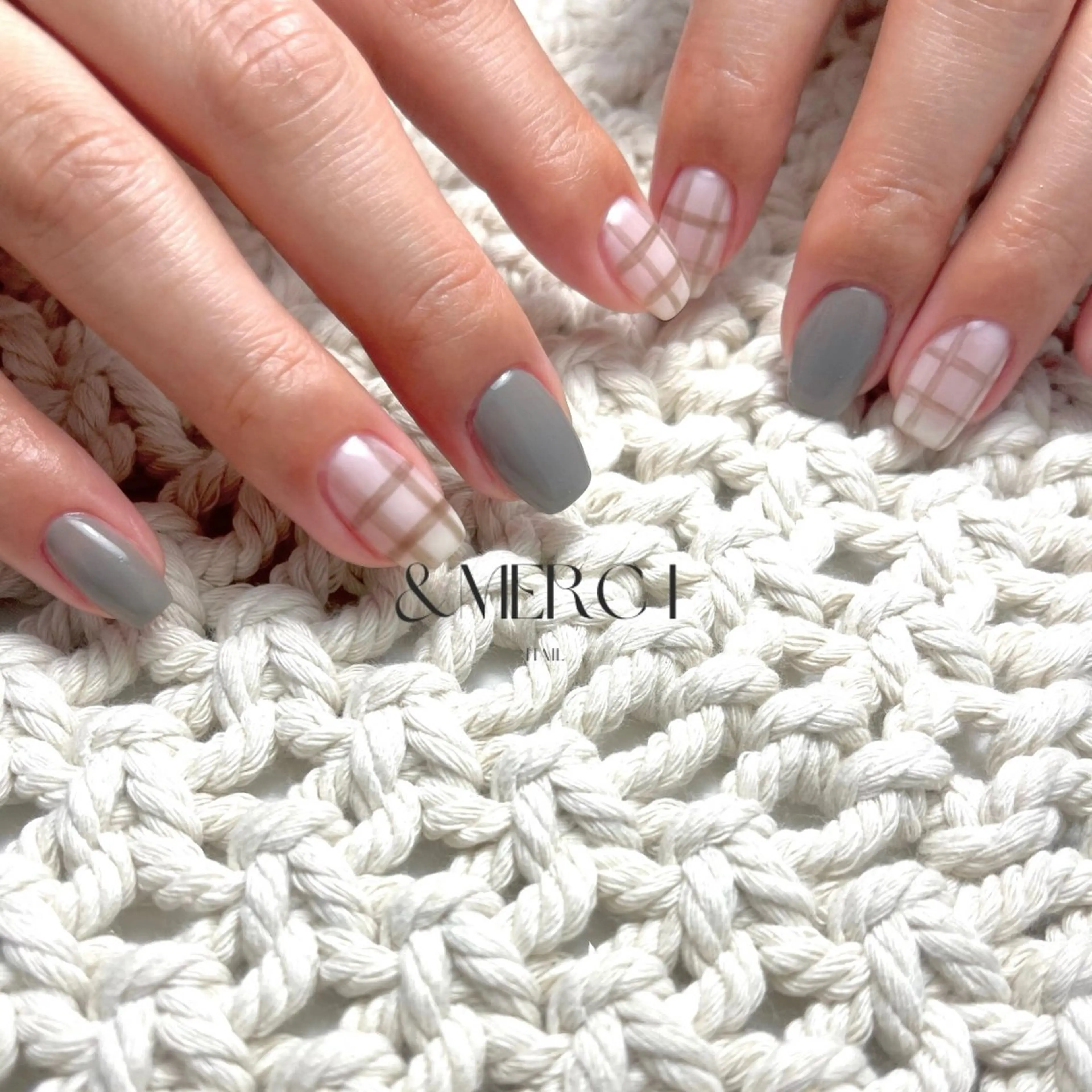 ネイル ハンドネイル ＆MERCI所属・&MERCI nail maoのネイルデザイン