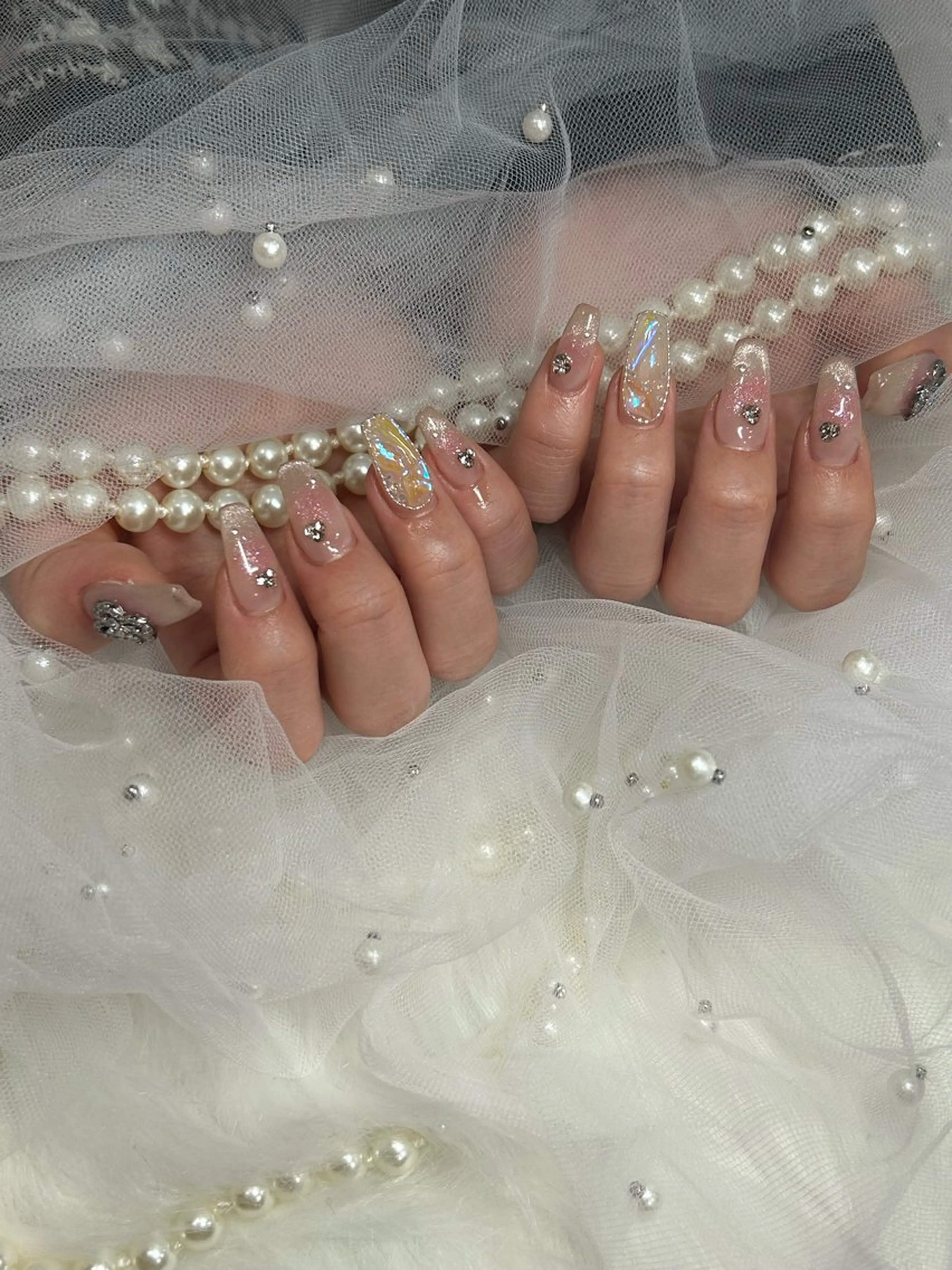 ロング zir nail 💞KASUMIのネイルデザイン