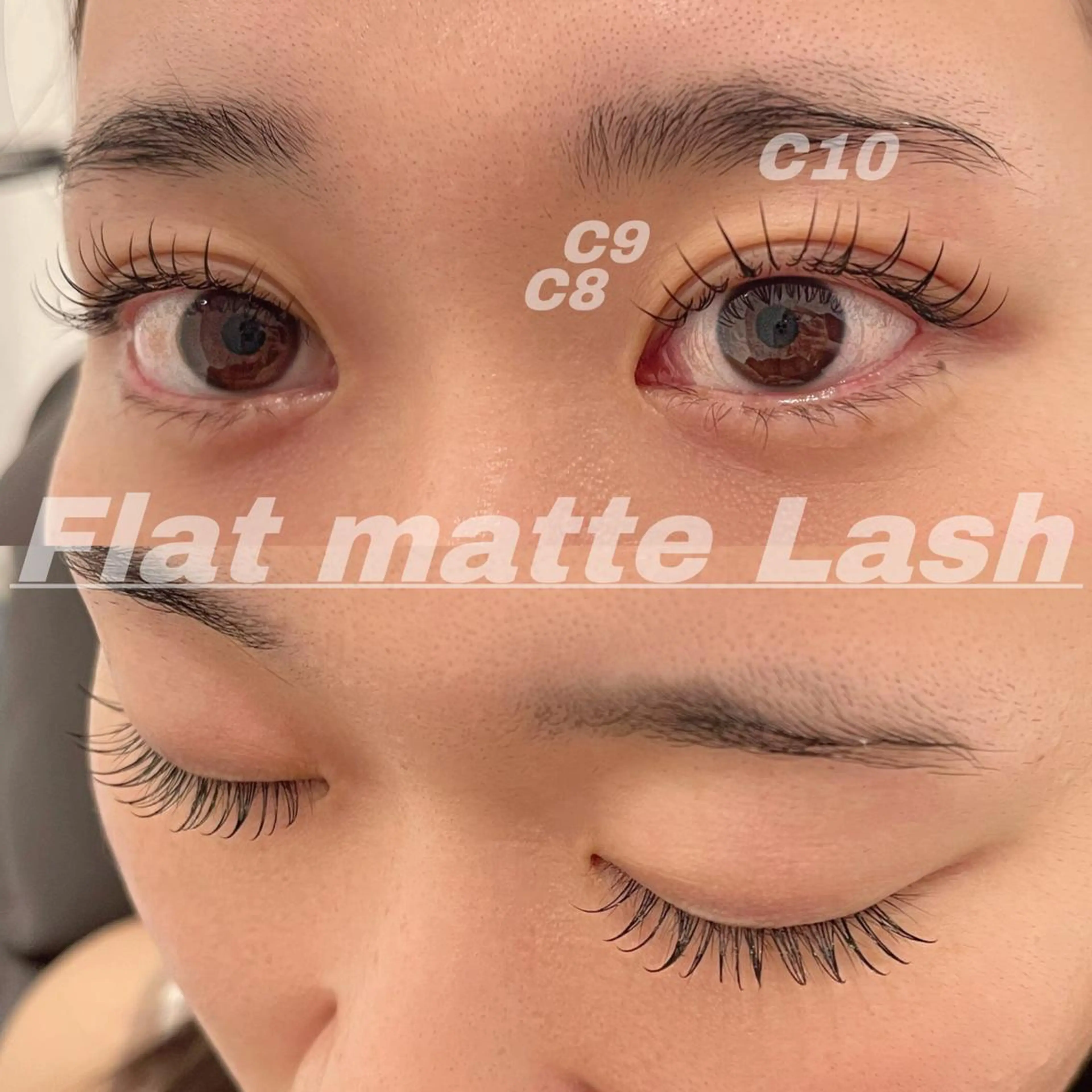 マツエク・マツパ 束感まつ毛 Cカール フラットラッシュ マツエク Eye ELSA lash栄店 長沼の眉毛・アイブロウイメージ