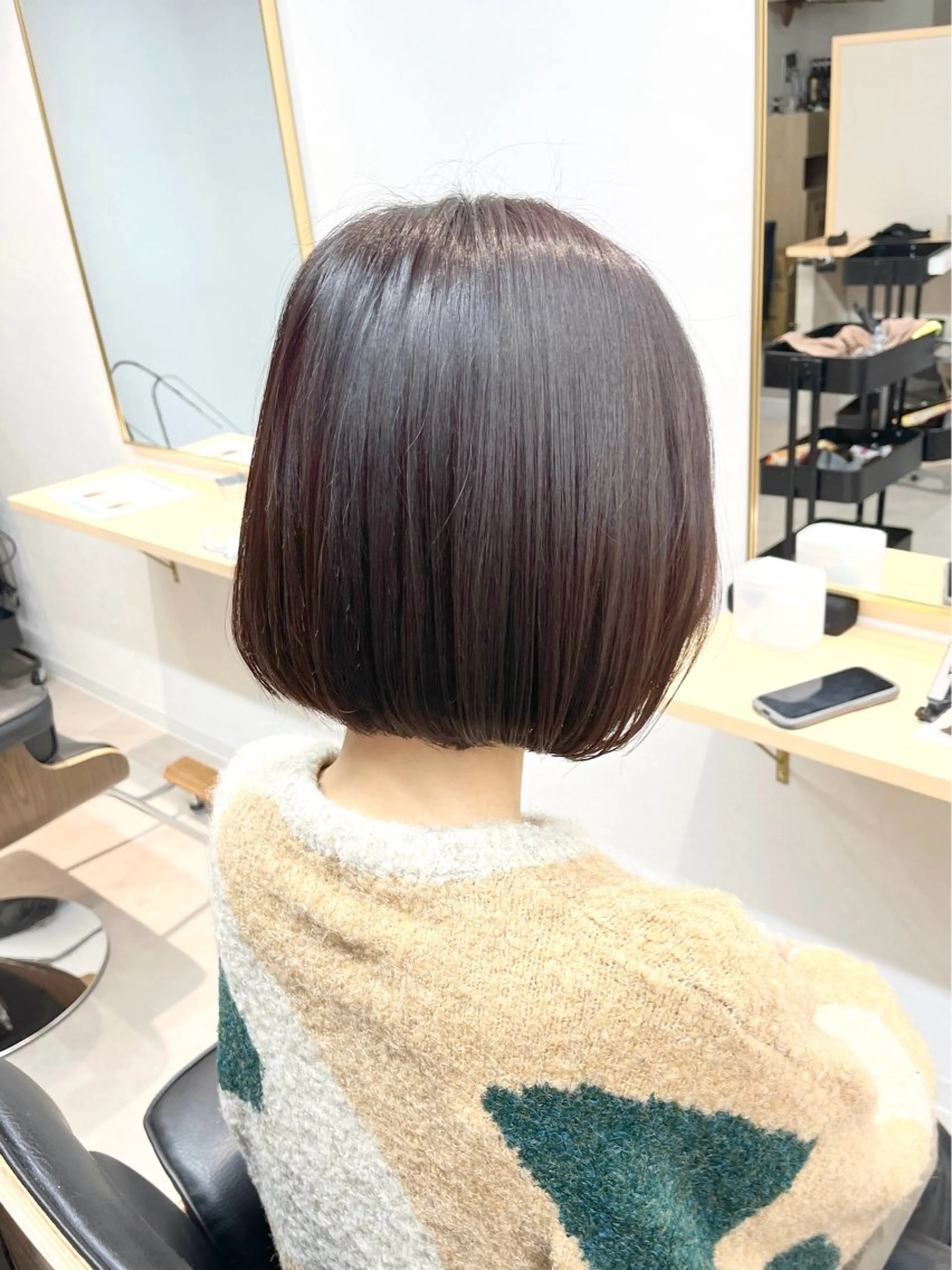 ミディアム ミディアムパーマ 🧸🤍船橋/ボブ /toto.Momoのヘアスタイル