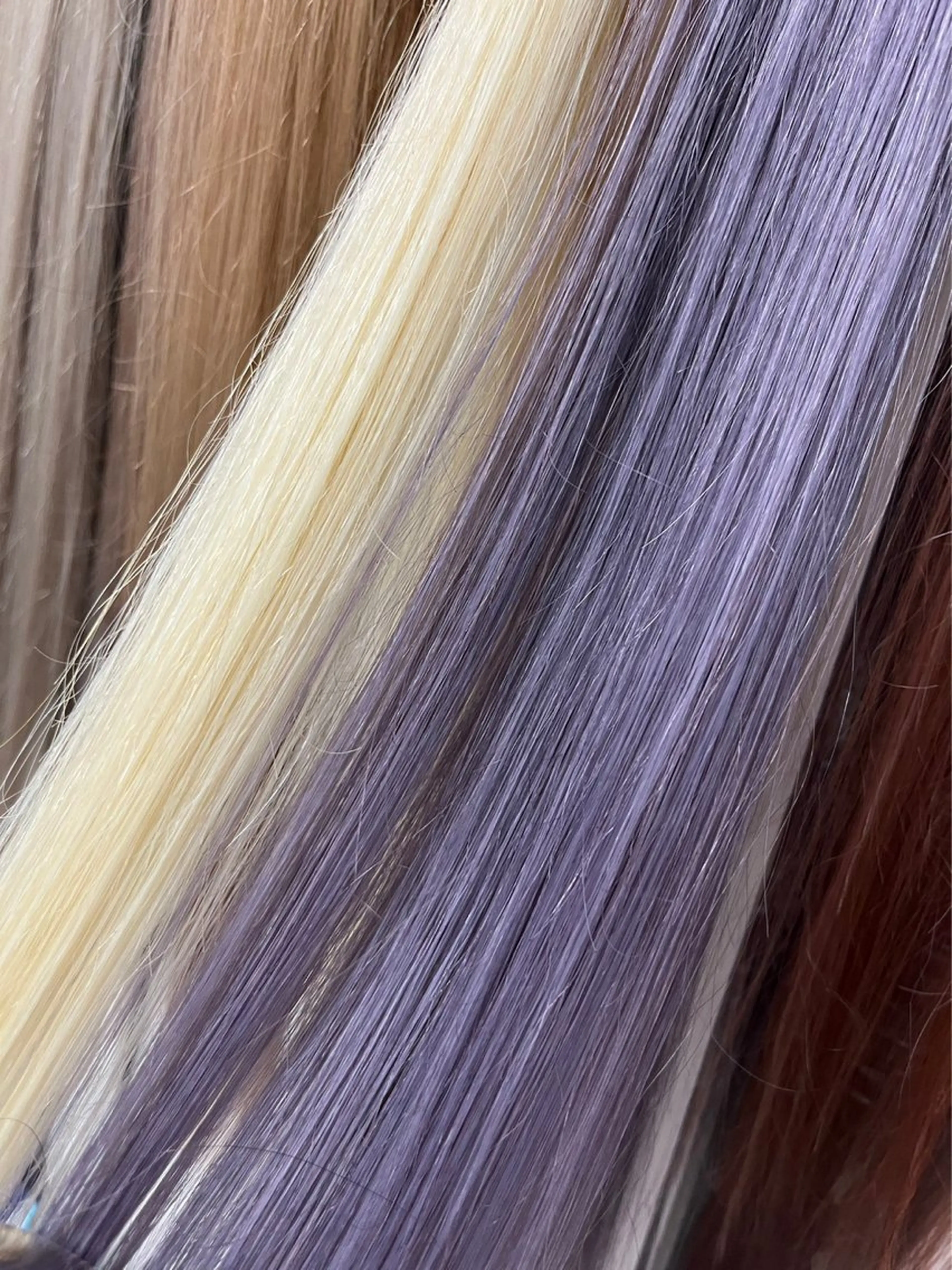 ロング カラー ヘアアレンジ LULU 昭島のマツエク・マツパデザイン