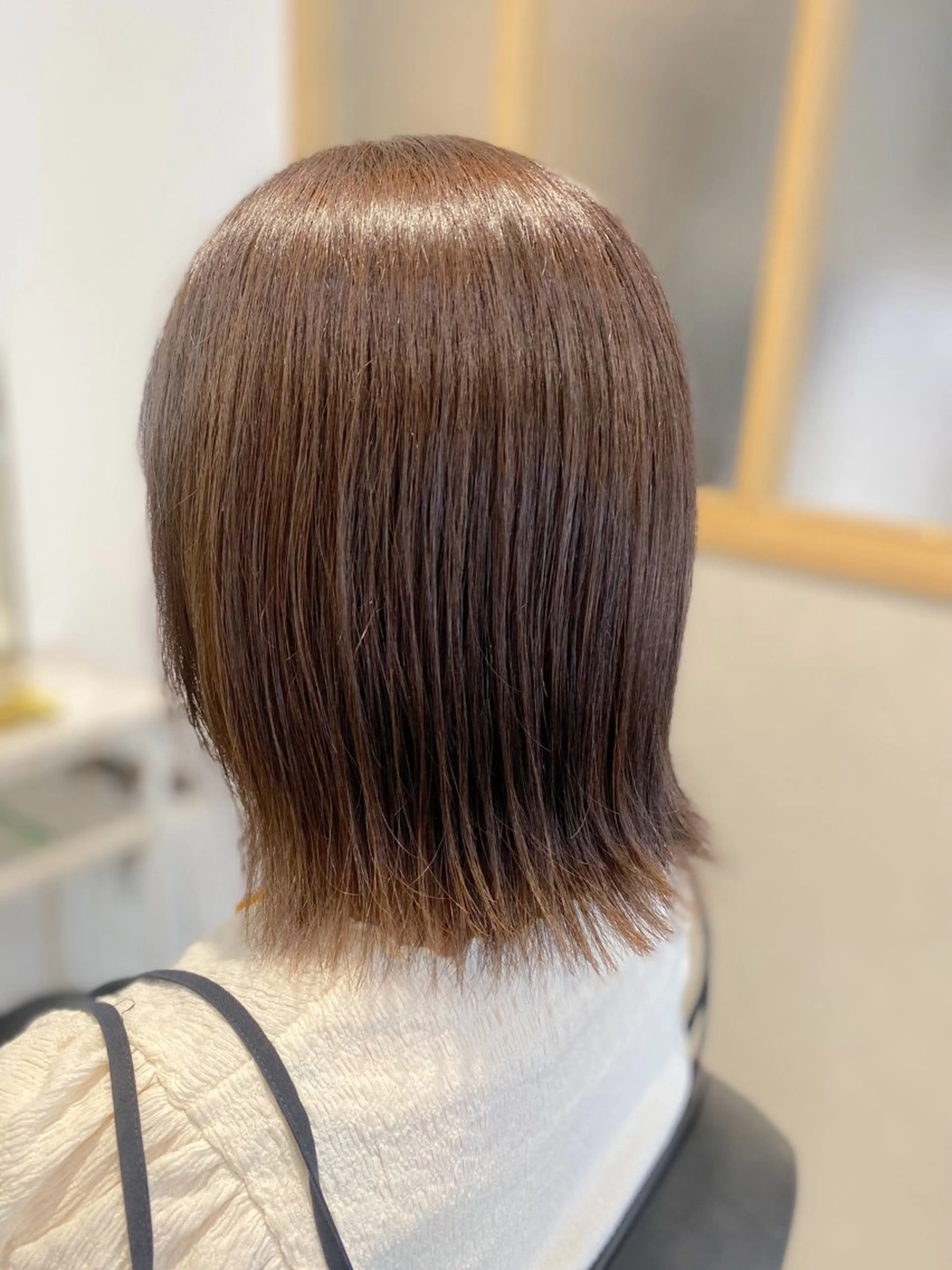 ミディアム 小島あゆ美/髪質改善 /縮毛矯正/ケラコラのヘアスタイル