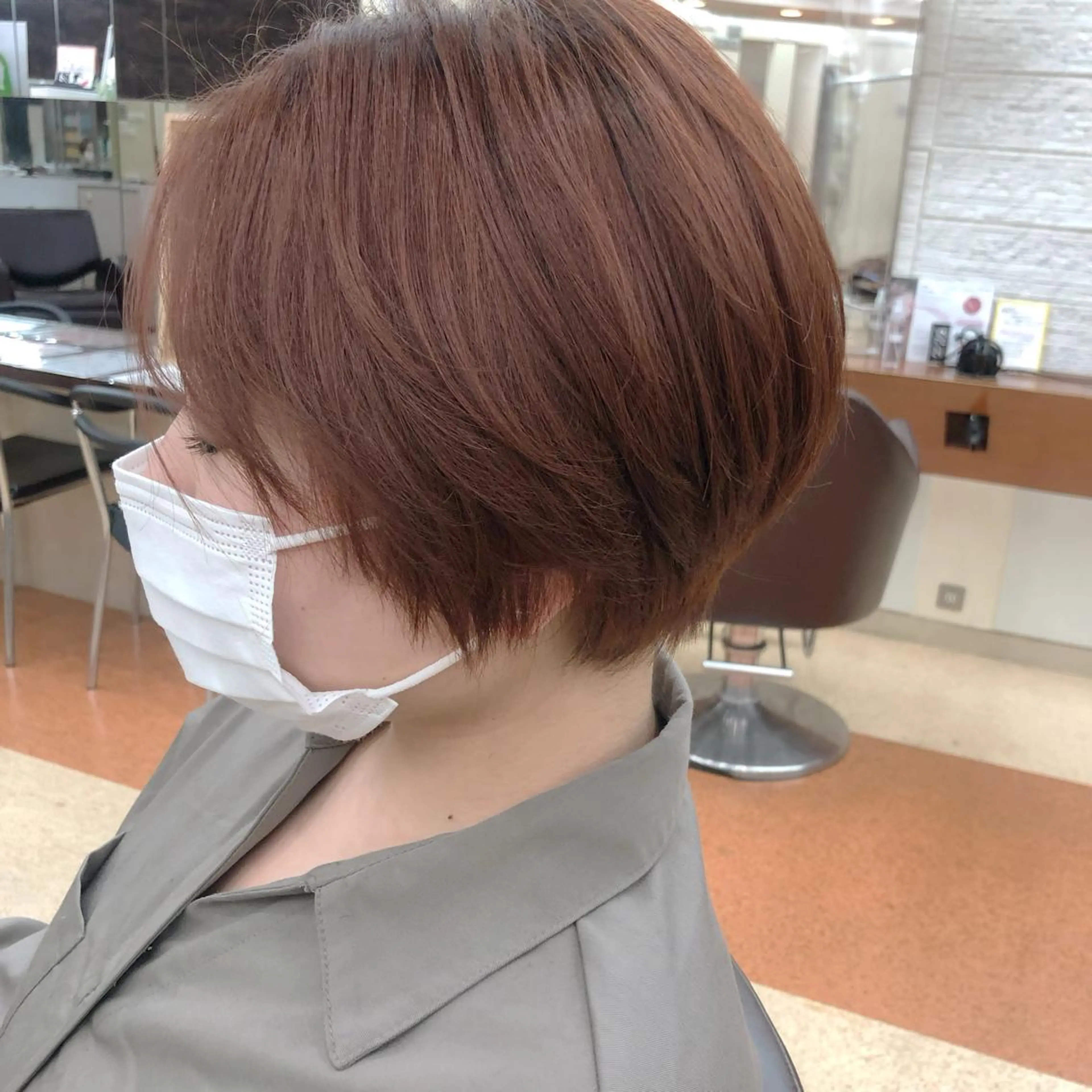 ショート カラー カシス 【ニュアンスカラー・ 髪質改善】スズキカナのヘアスタイル