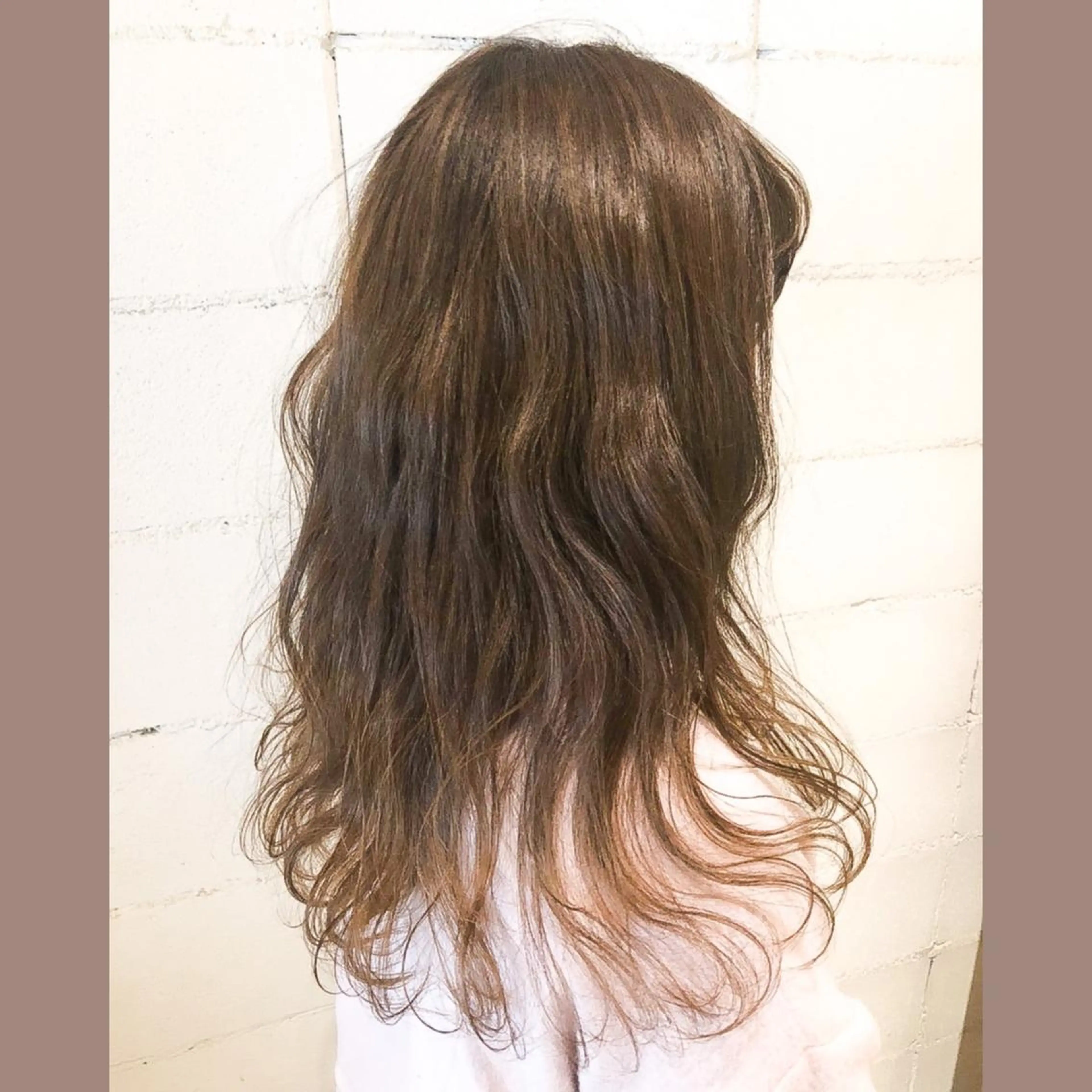 セミロング 𓅰なかがわ ふみな𓅯のヘアスタイル
