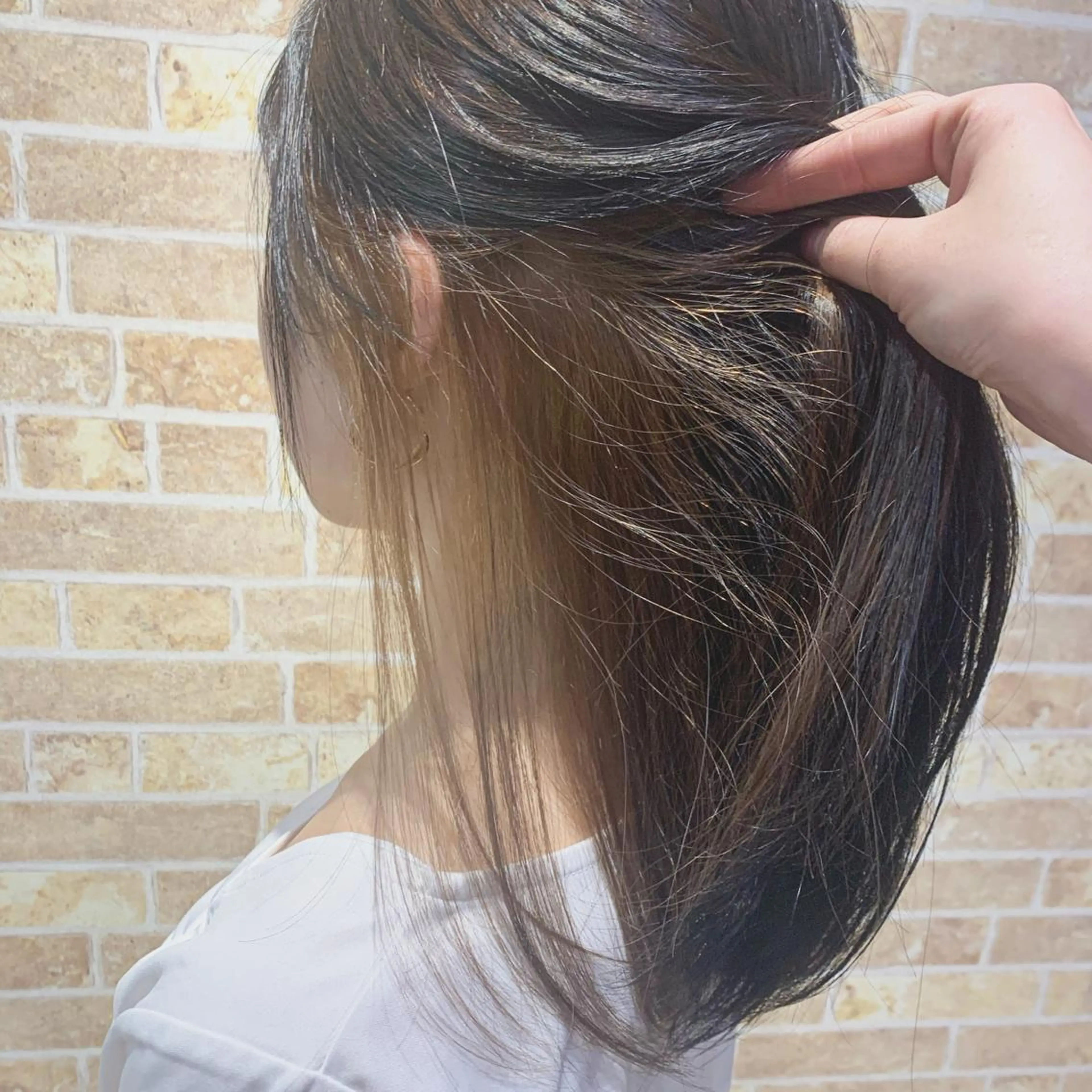 ミディアム カラー ヘアカラー トリートメント 古沢 みづきのヘアスタイル