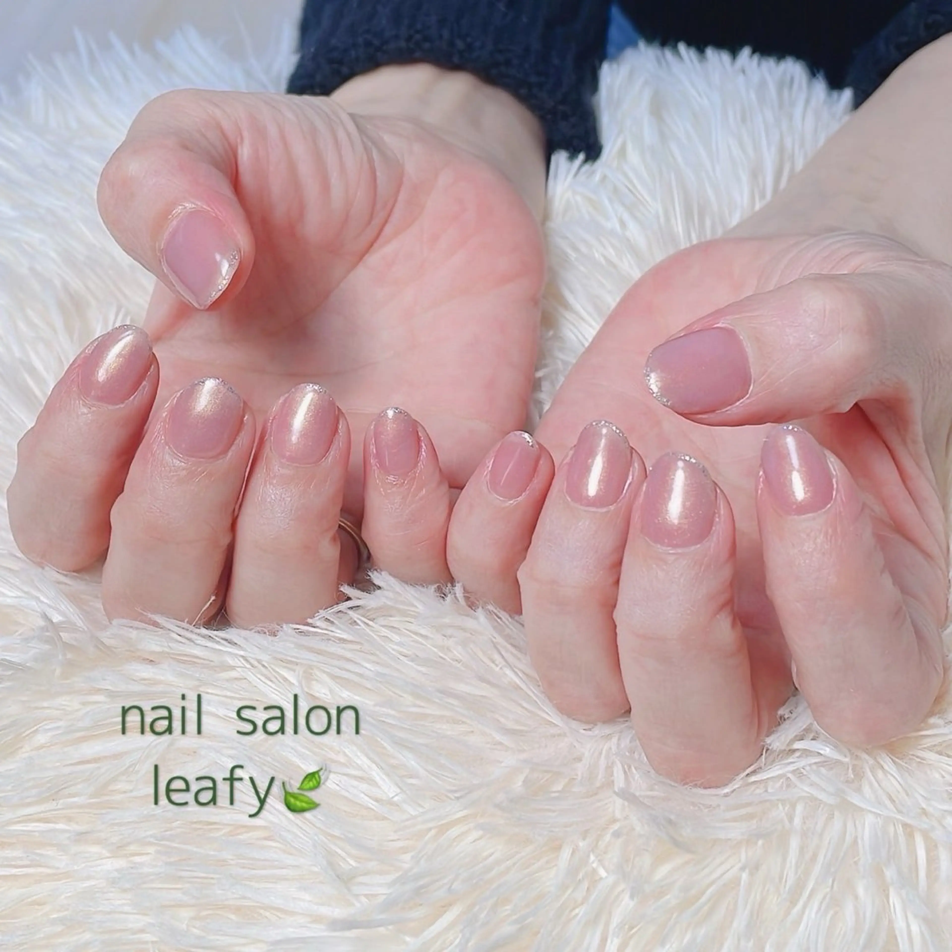 ネイル シンプルネイル ネイルサロン leafyのネイルデザイン