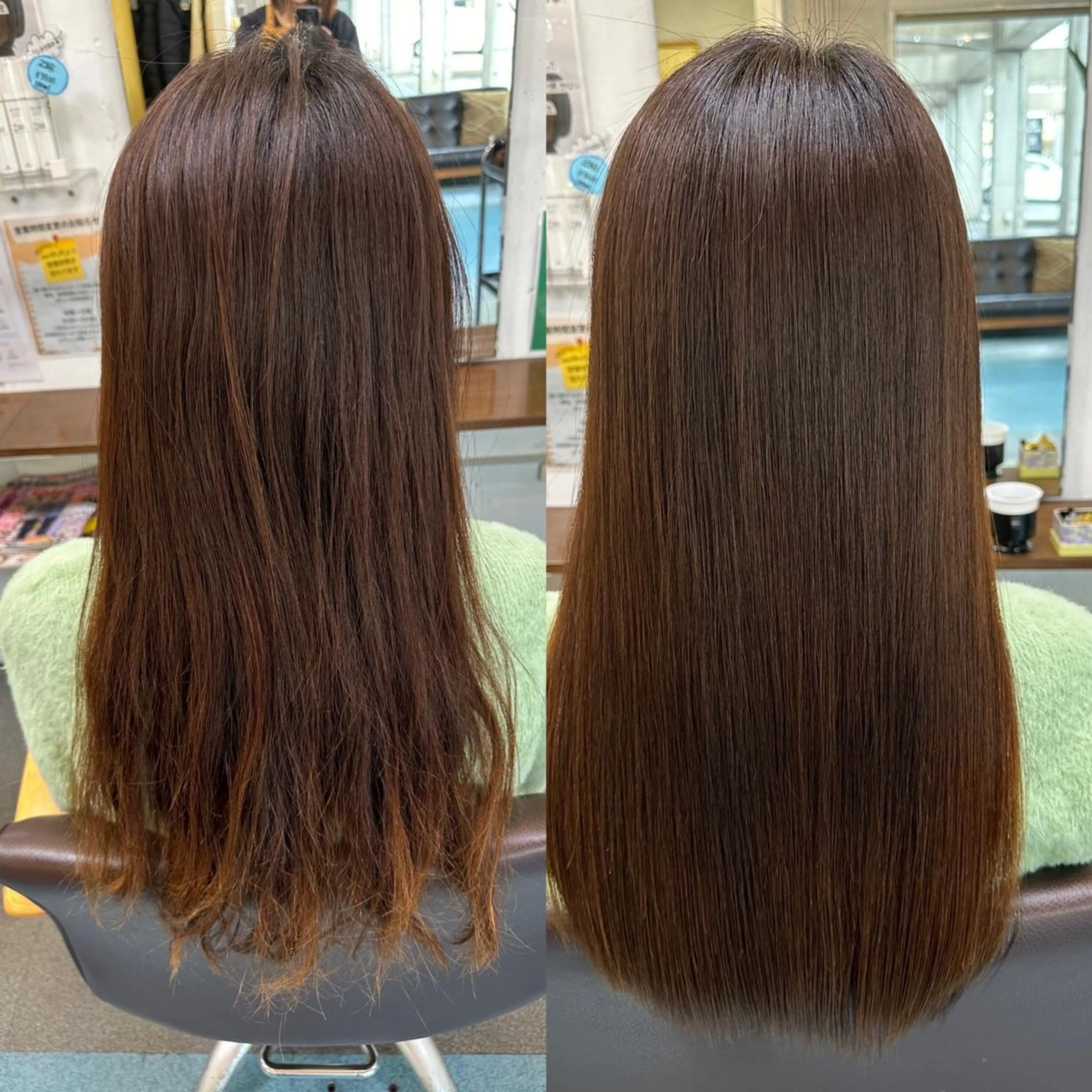 ロング 髪質改善 根本 愛優のヘアスタイル