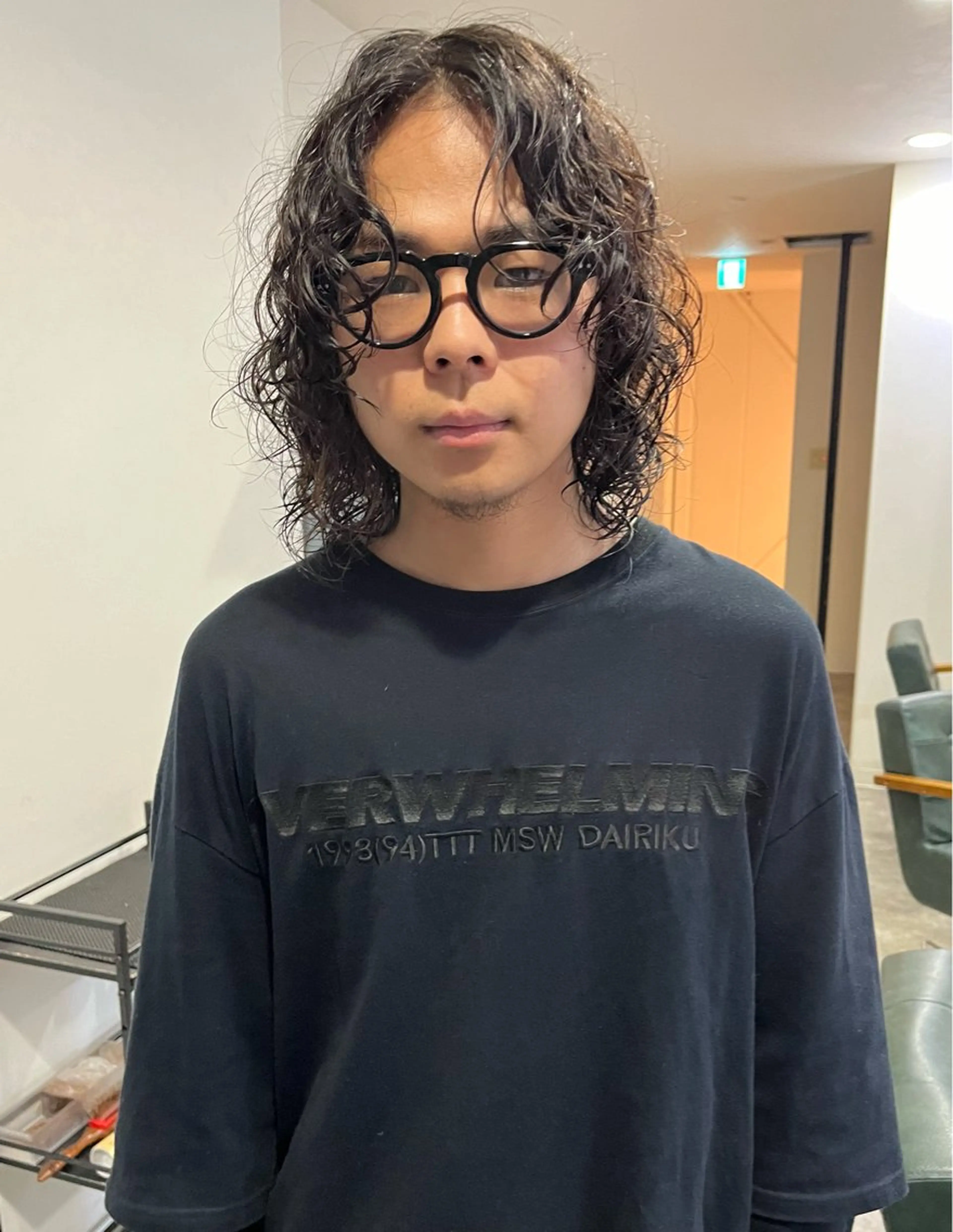 ミディアム パーマ ミディアムパーマ カット パーマ トリートメント 金井京介/パーマ /レイヤー/ボブのヘアスタイル