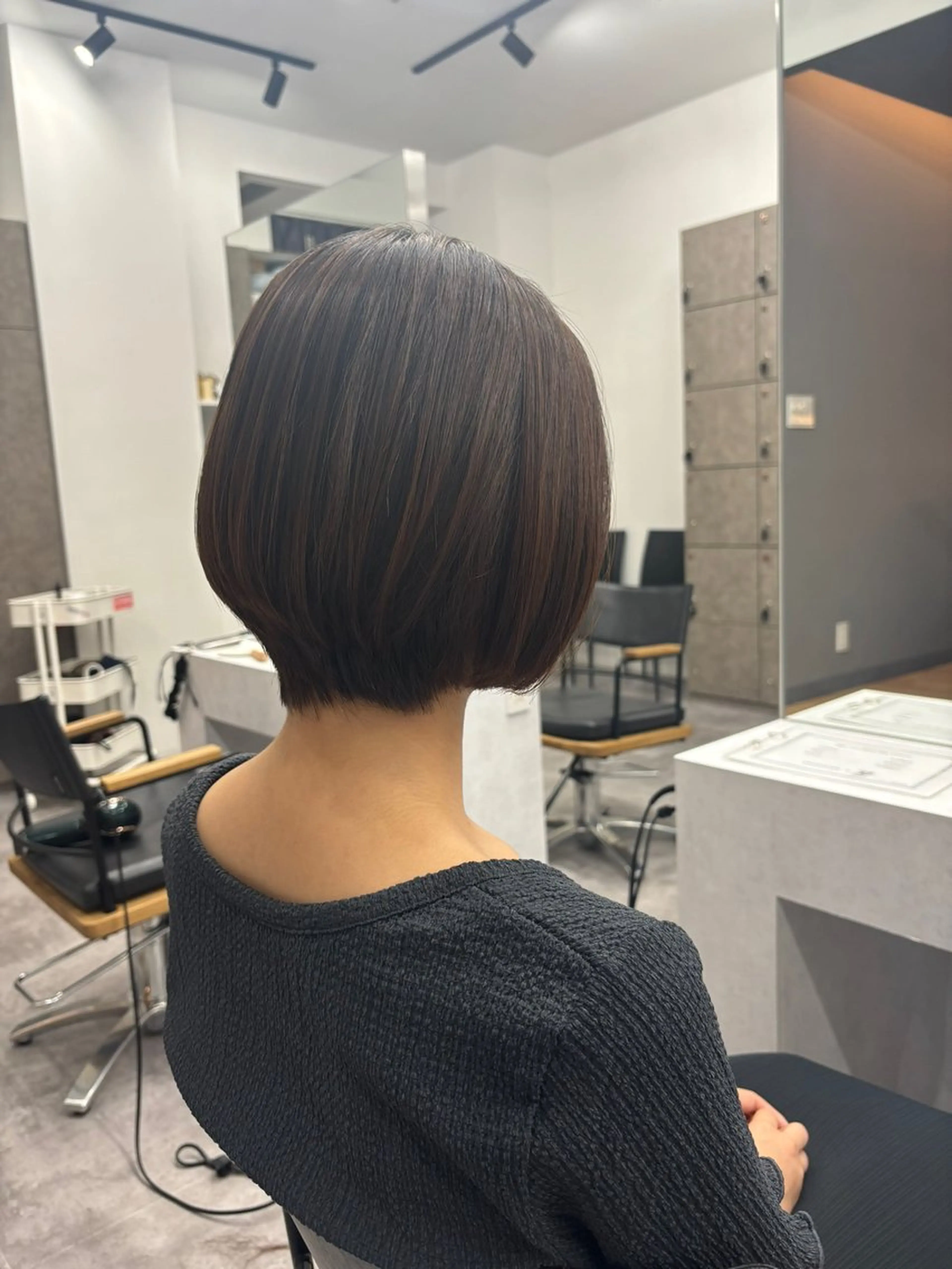 ショート カラー パーマ ヘアアレンジ マエダ アズミ🌱のヘアスタイル