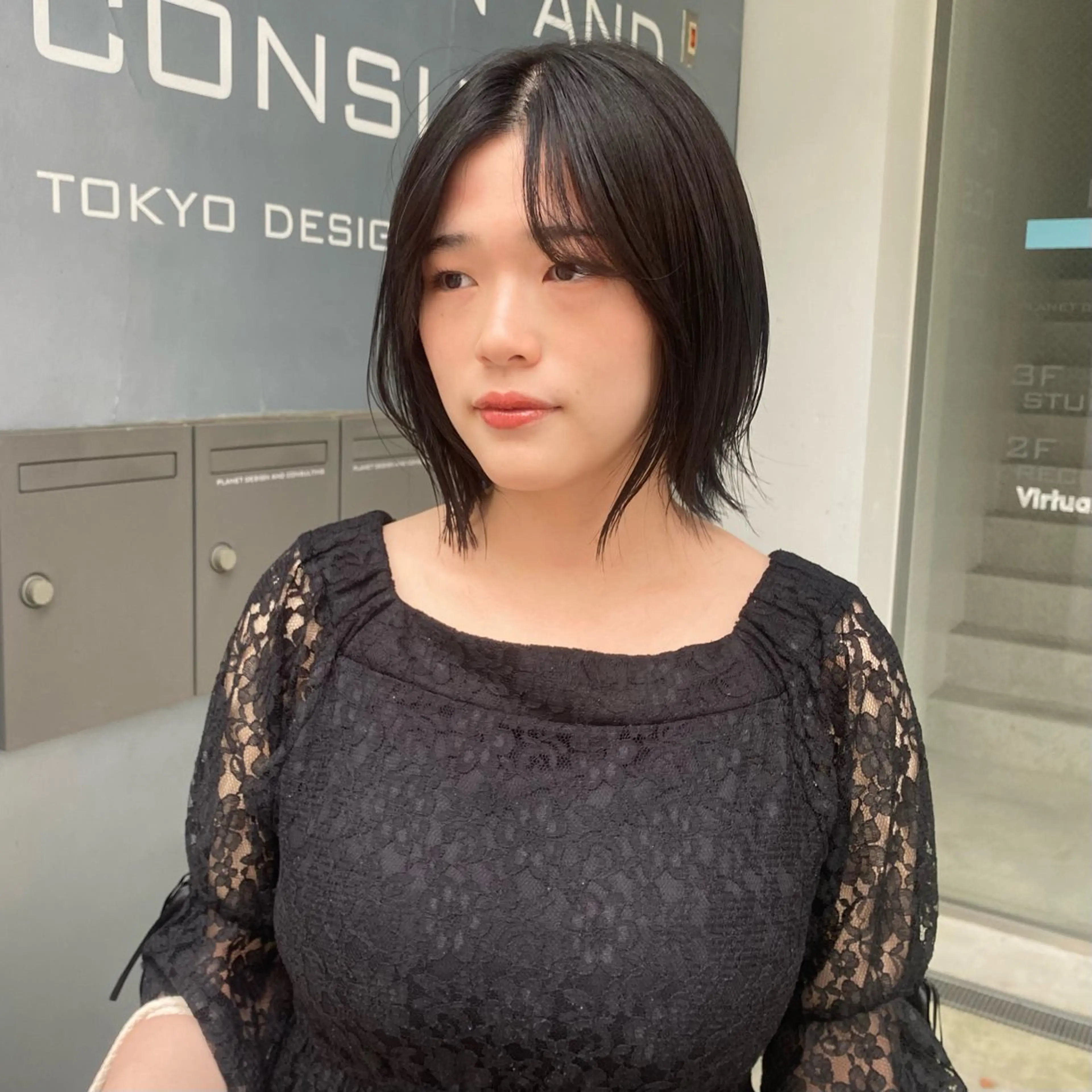 ミディアム カラー カット ヘアカラー トリートメント noa/ 渋谷のヘアスタイル