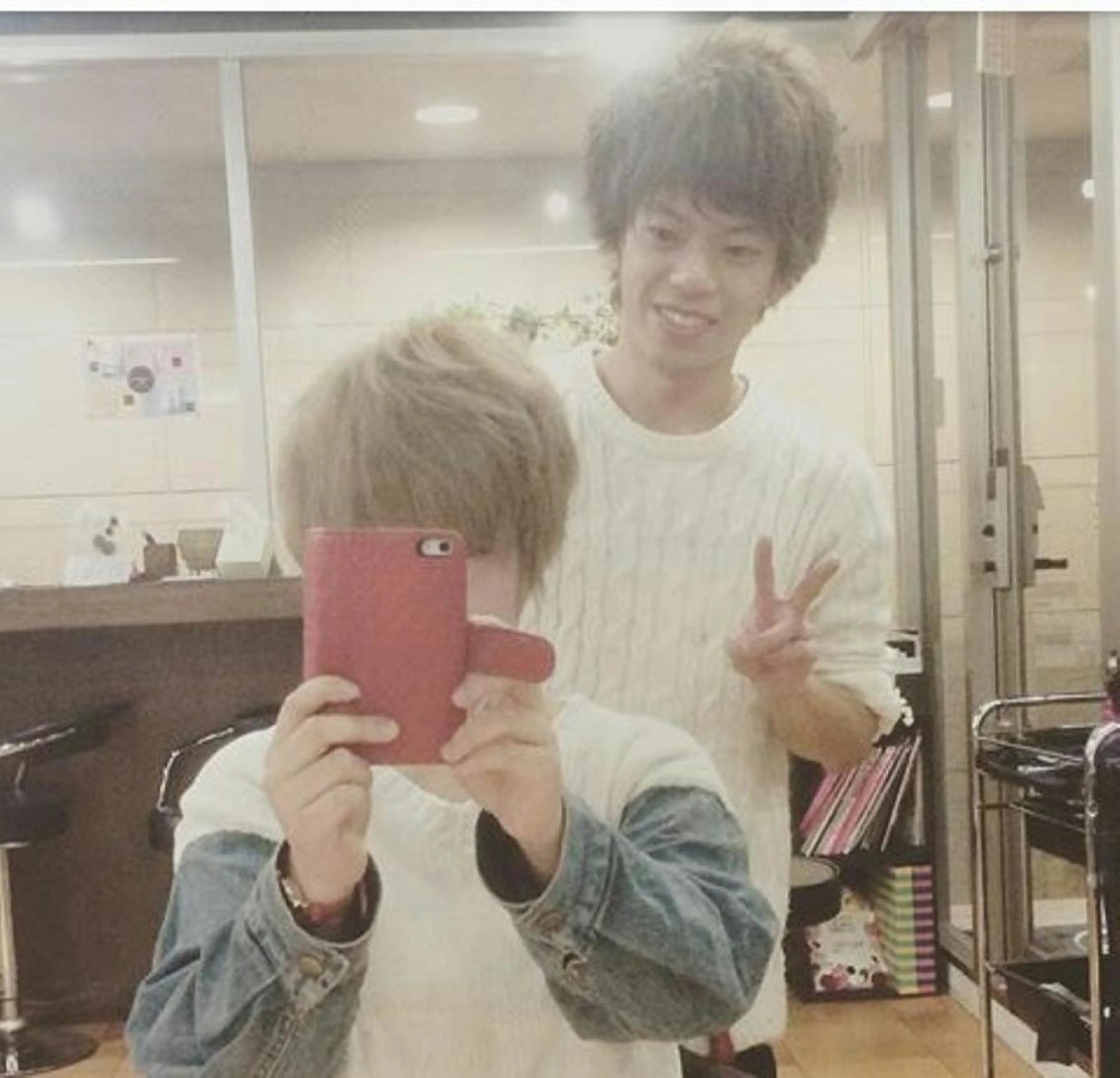 ショート カラー ダブルカラー alpha. カラーエクステ下妻のヘアスタイル