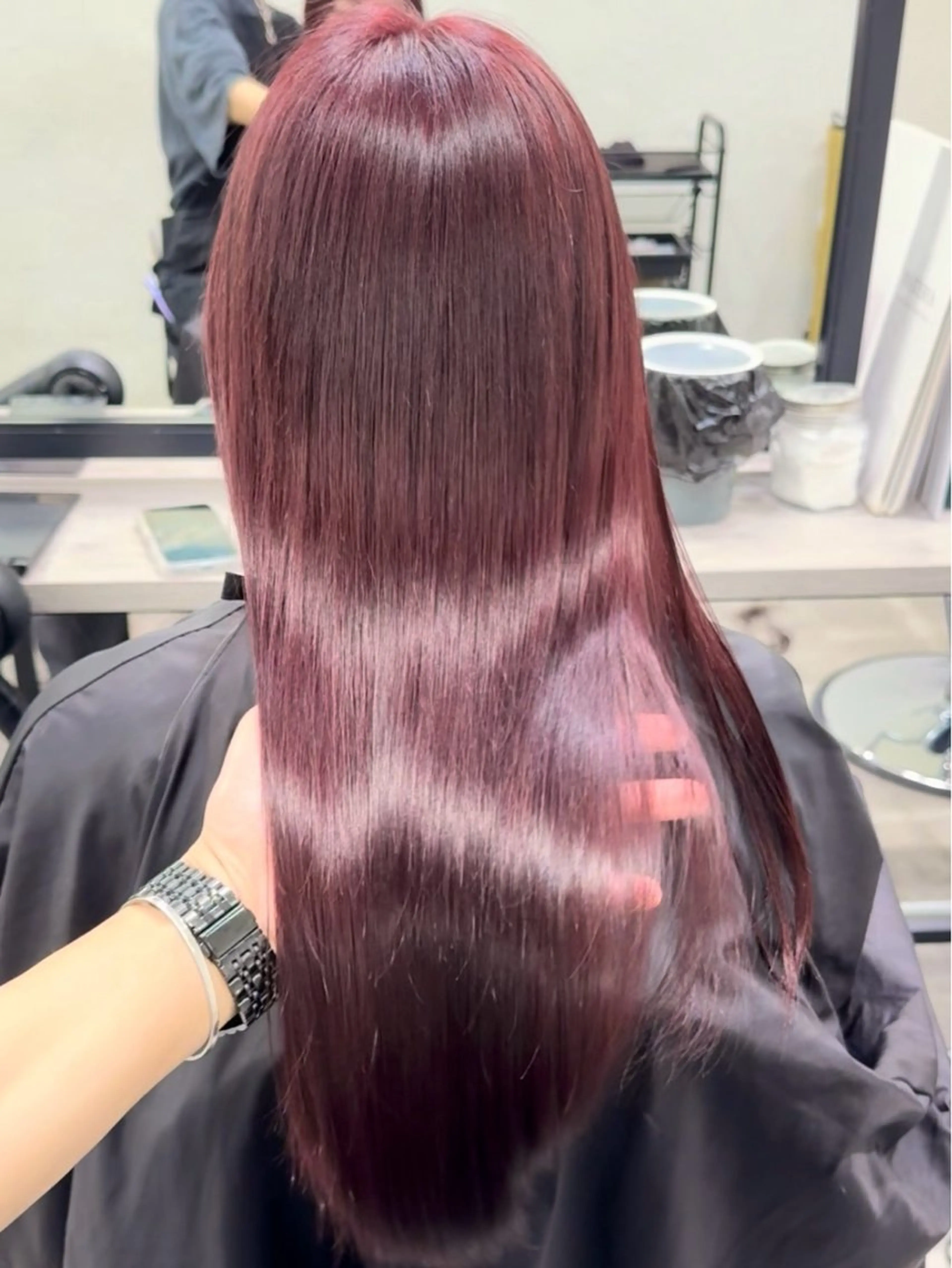 ケアダブルカラー【ブリーチ➕カラー】➕4stepトリートメント⭐️リタッチ限定🤍の写真