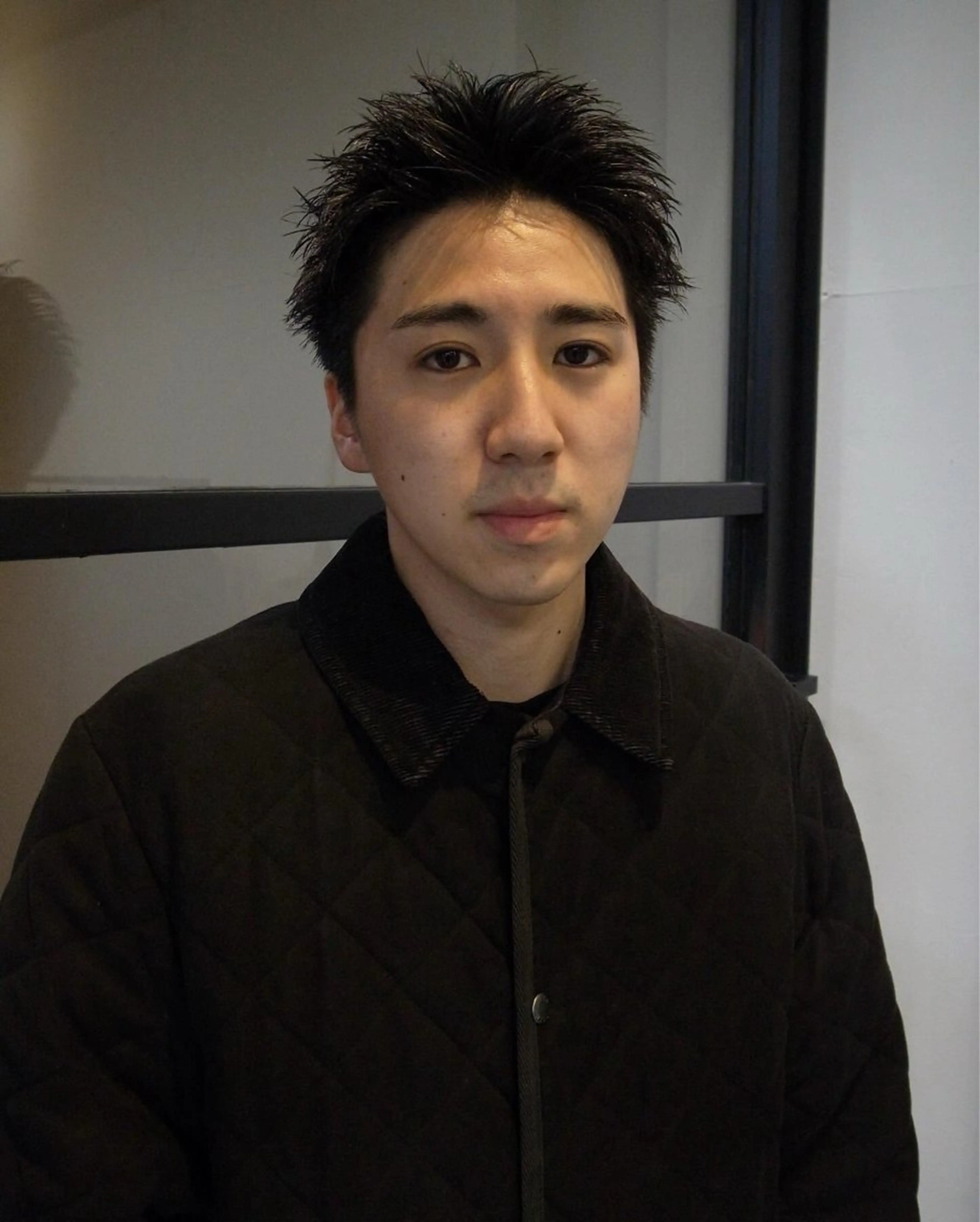 メンズ スパイキーショート sho メンズカット　パーマのヘアスタイル