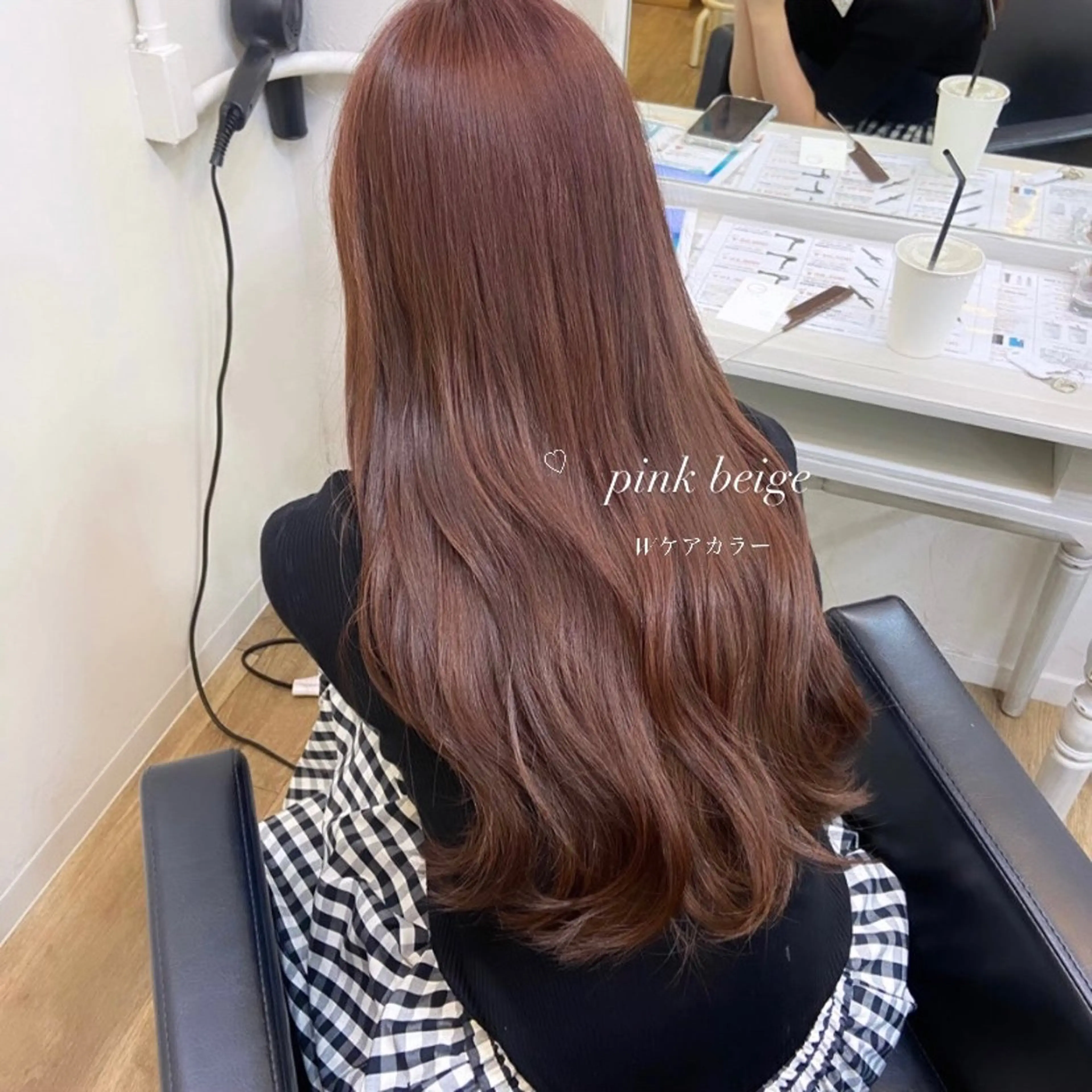 ロング カラー ベージュカラー ブリーチ ケアブリーチ 透明感カラー ダブルカラー mai 🎀 エクステモデル募集のヘアスタイル