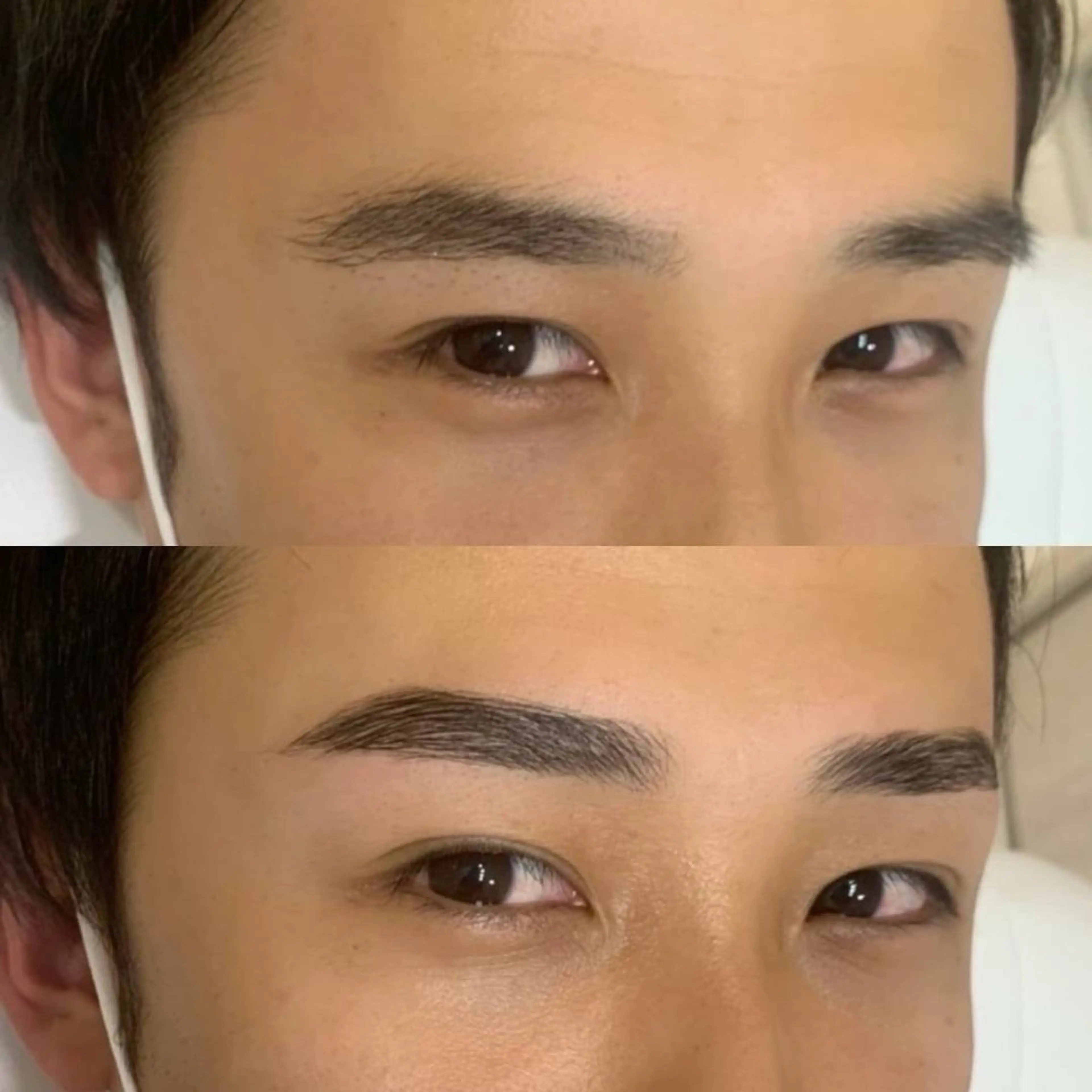 メンズ美眉スタイリング🩵✨Wax +カット込みの写真