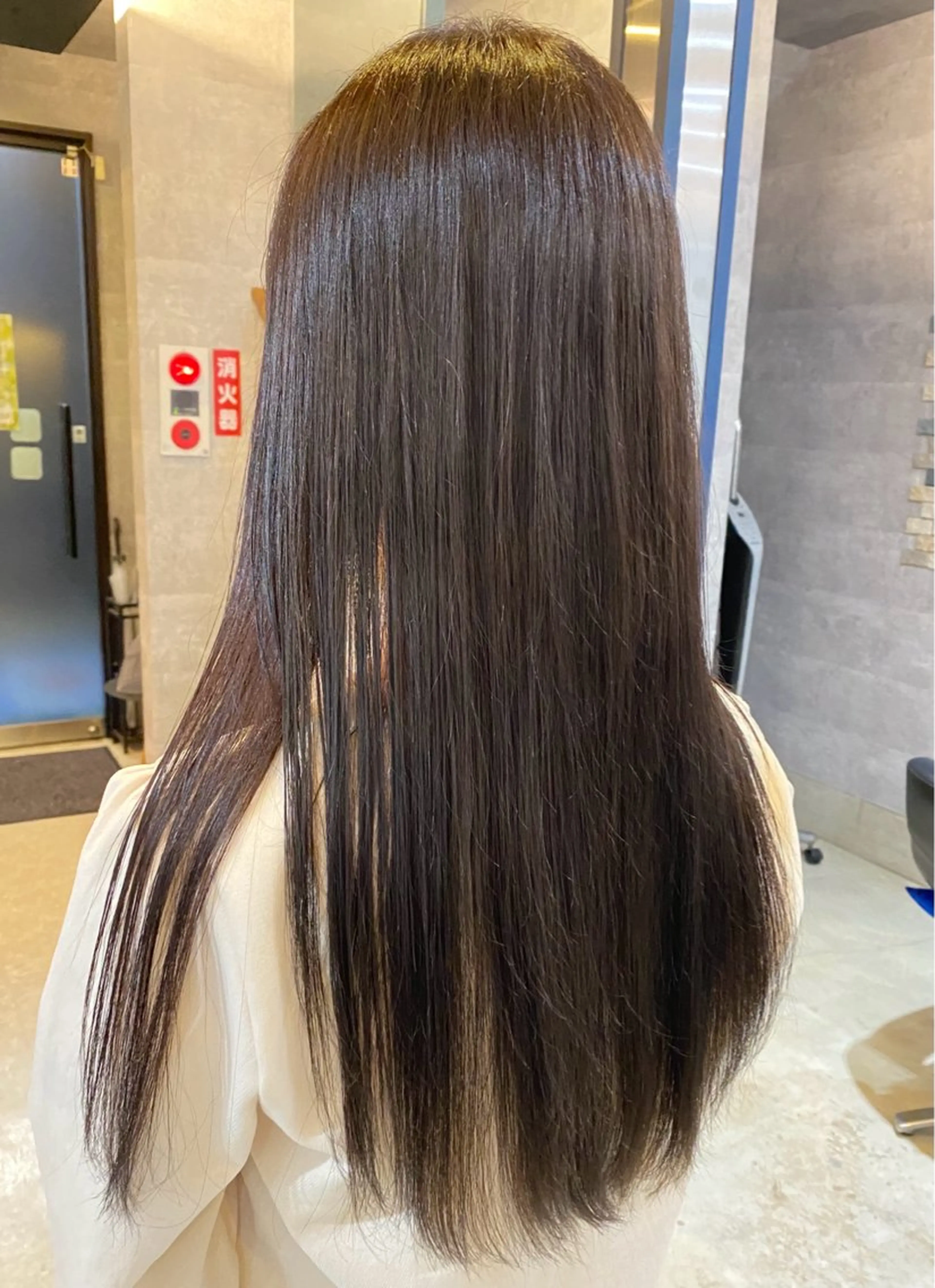 ロング カラー Wカラー/ワンカラー 中村太玖美のヘアスタイル