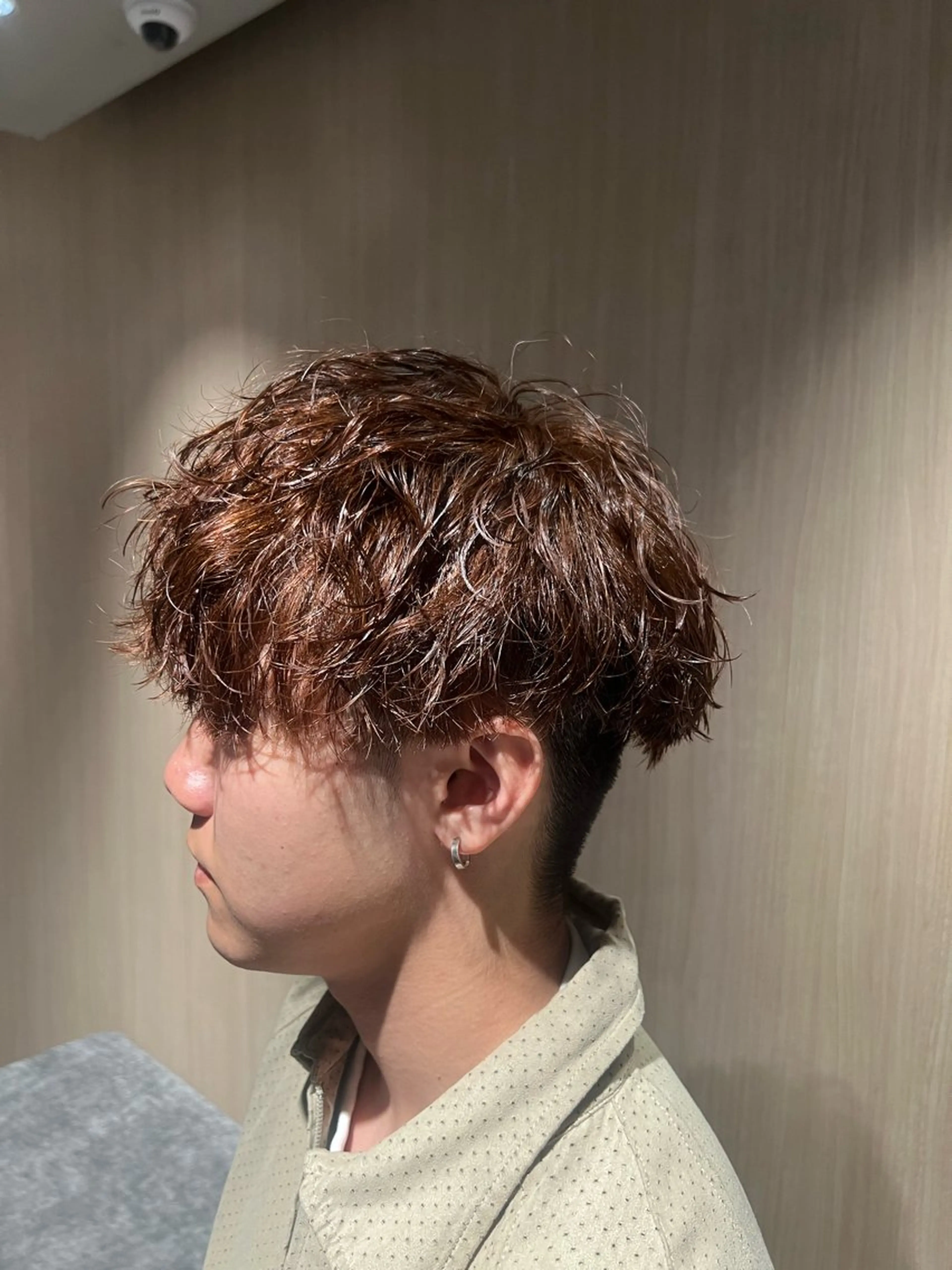 カラー パーマ メンズ 波巻きパーマ 立川/過去1の毛流れ パーマ/しゅーとのヘアスタイル