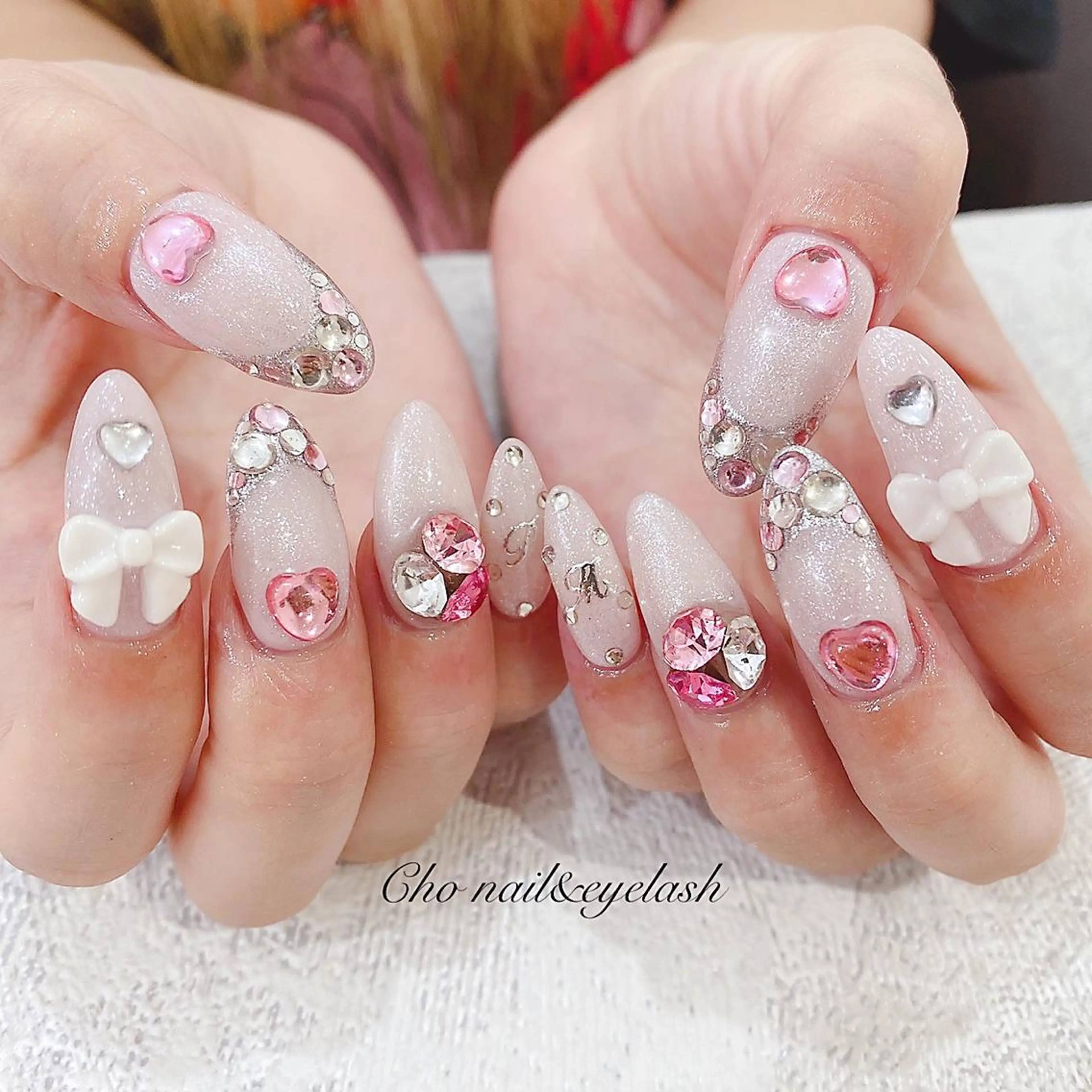 セミロング ネイル cho nailのネイルデザイン