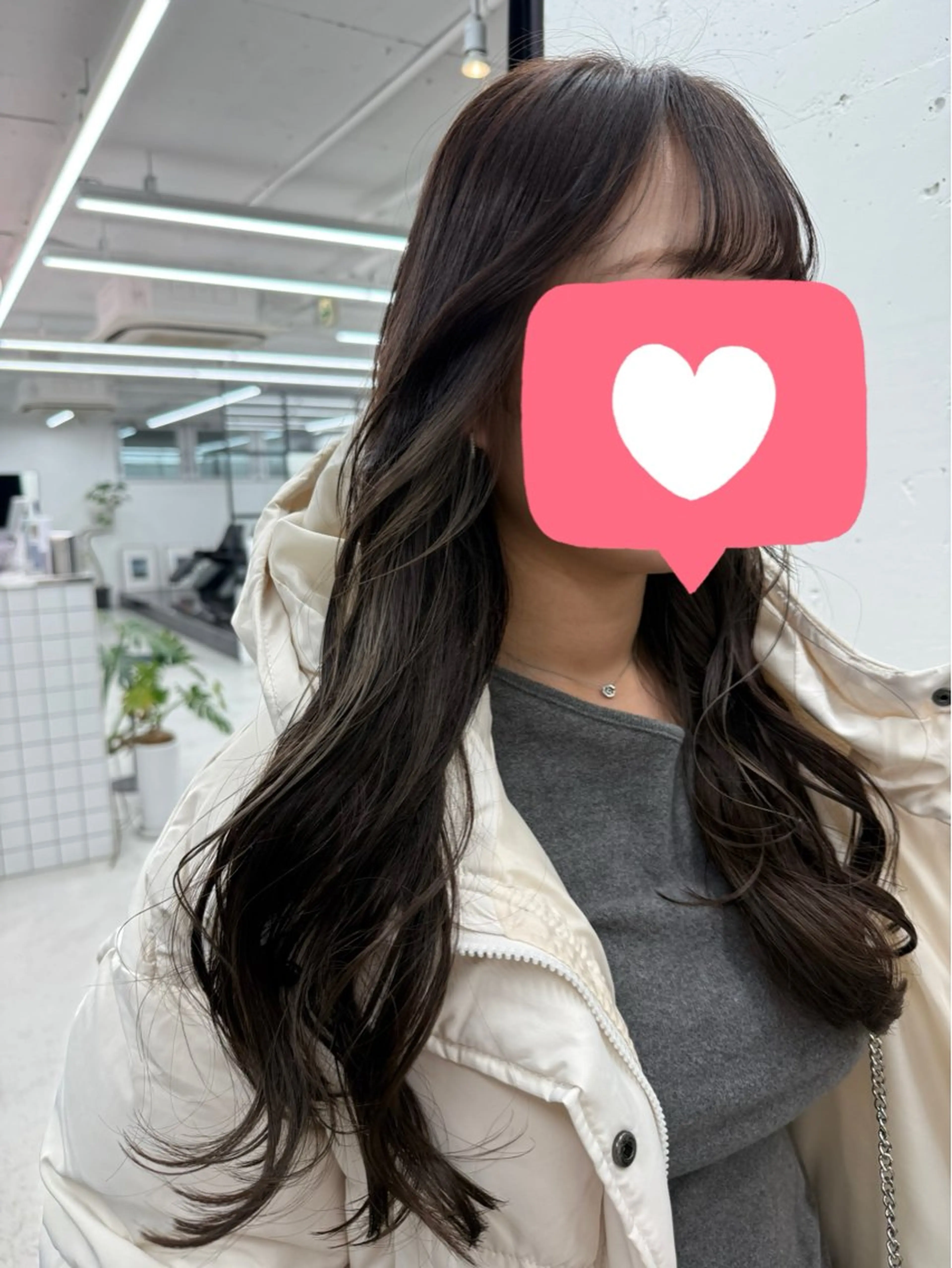 ロング カラー ミストバング ブリーチ  フェイスフレーミング men's salon NOA solte.所属・本間 さつきのヘアスタイル