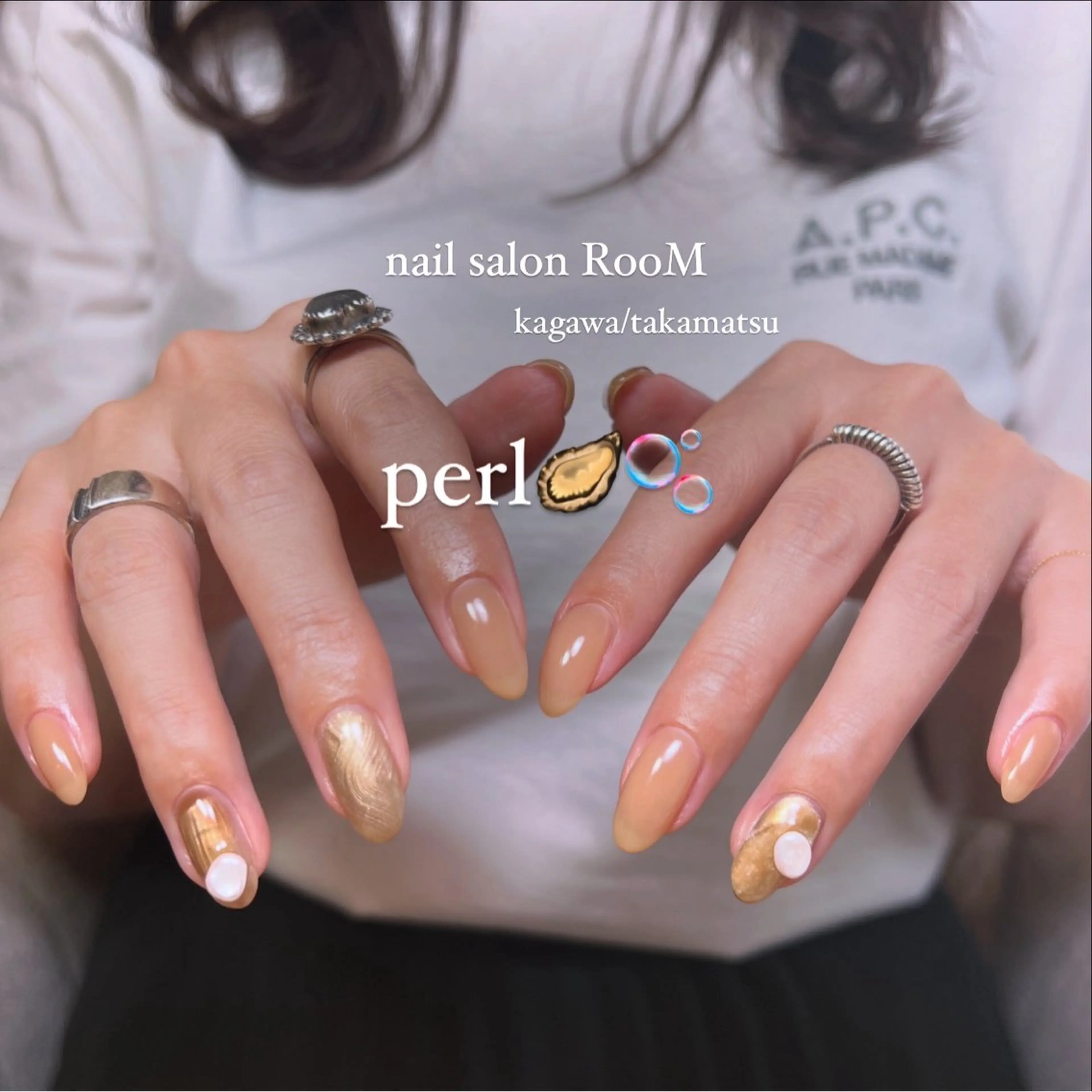ネイル ハンドネイル LooP - riho-のネイルデザイン