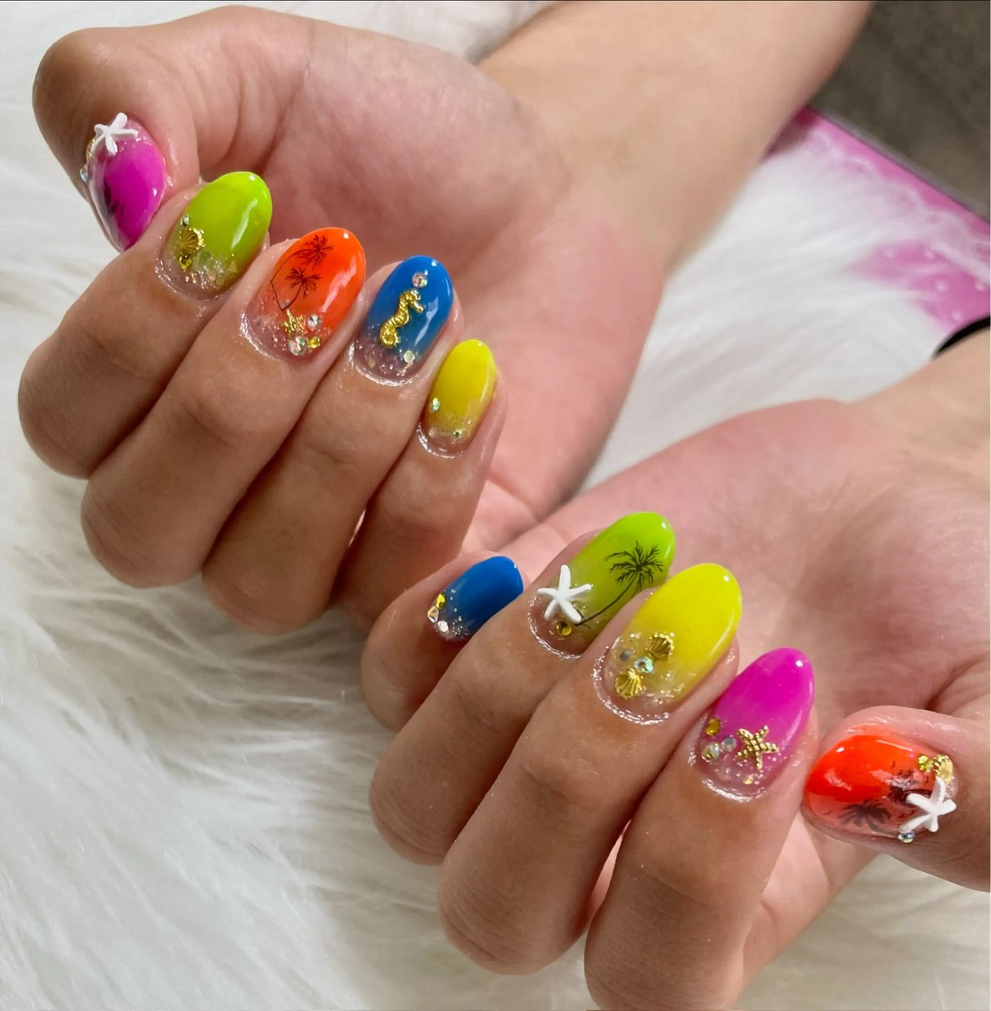 ネイル ハンドネイル nail salon HIRUKANAのネイルデザイン