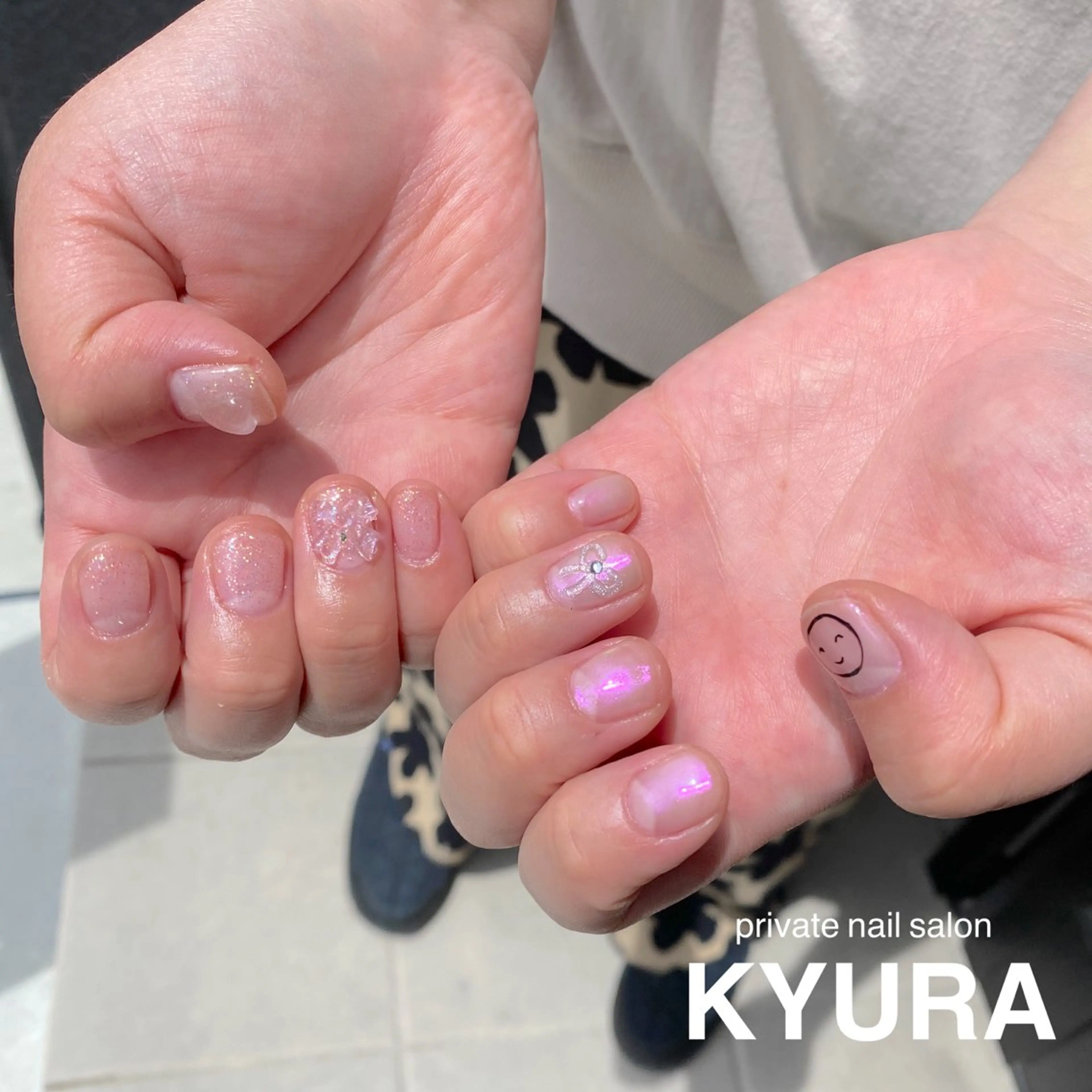 ネイル アートネイル 大東市ネイルサロン 【KYURA】ｷｭﾗのネイルデザイン