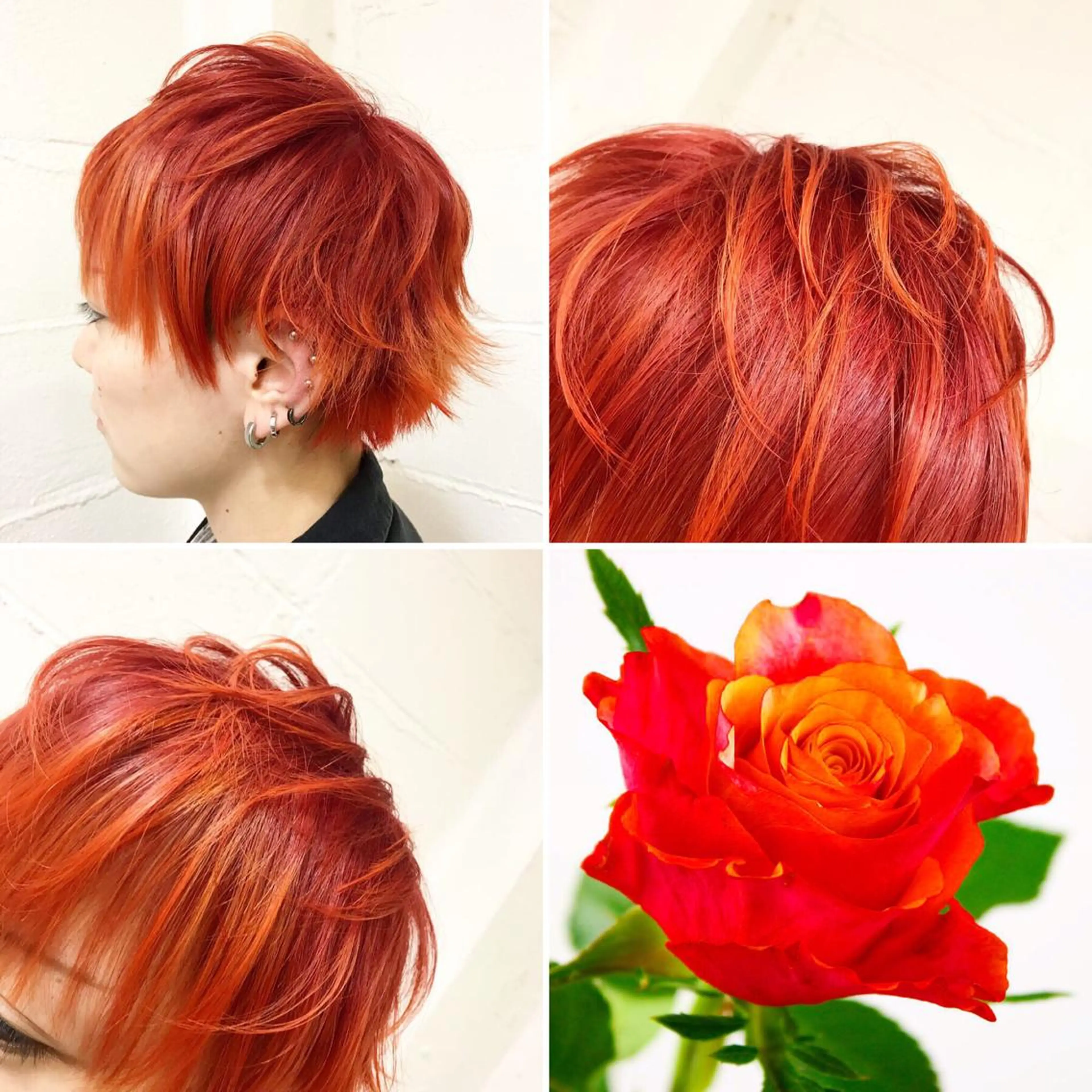 ショート カラー メンズ ヘアカラー トリートメント "PEPPU "所属・派手髪、ハイトーン ショートヘアShinのヘアスタイル