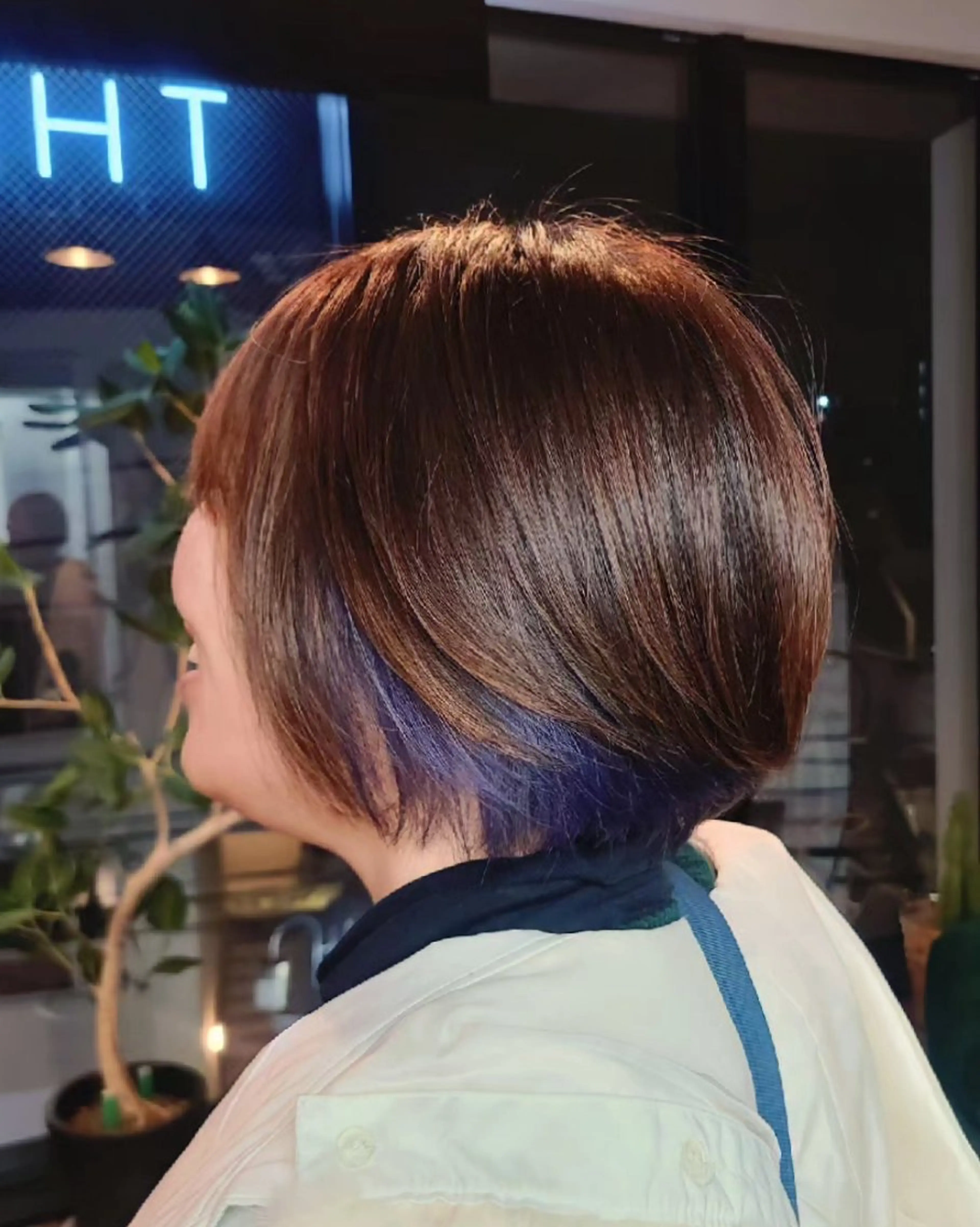 ショート カラー インナーカラー ショートヘア yolo.所属・夜特化型ヘアサロン 𓃱yolo.タナベのヘアスタイル