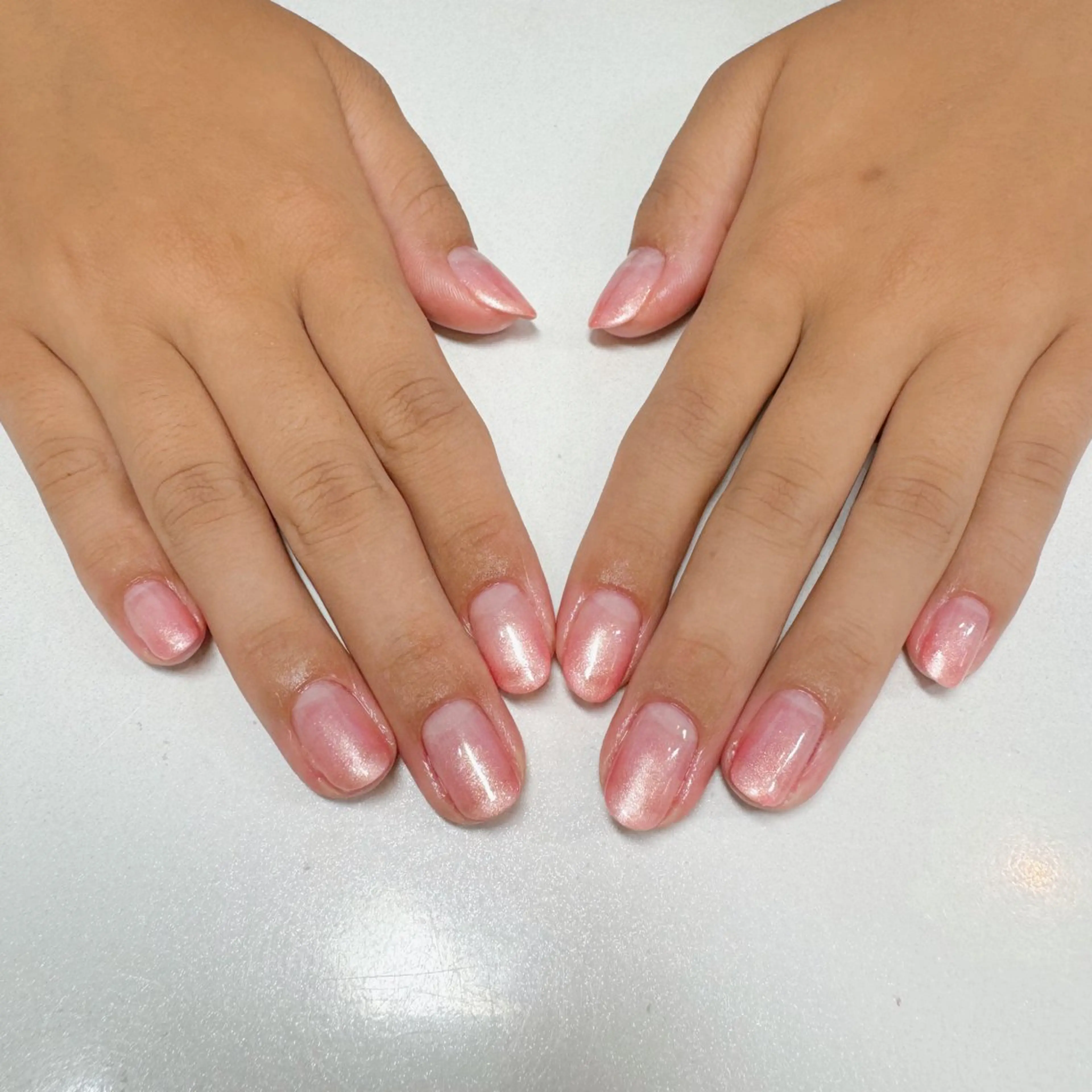 ネイル グラデーション ピンク mieux nail aireiのネイルデザイン