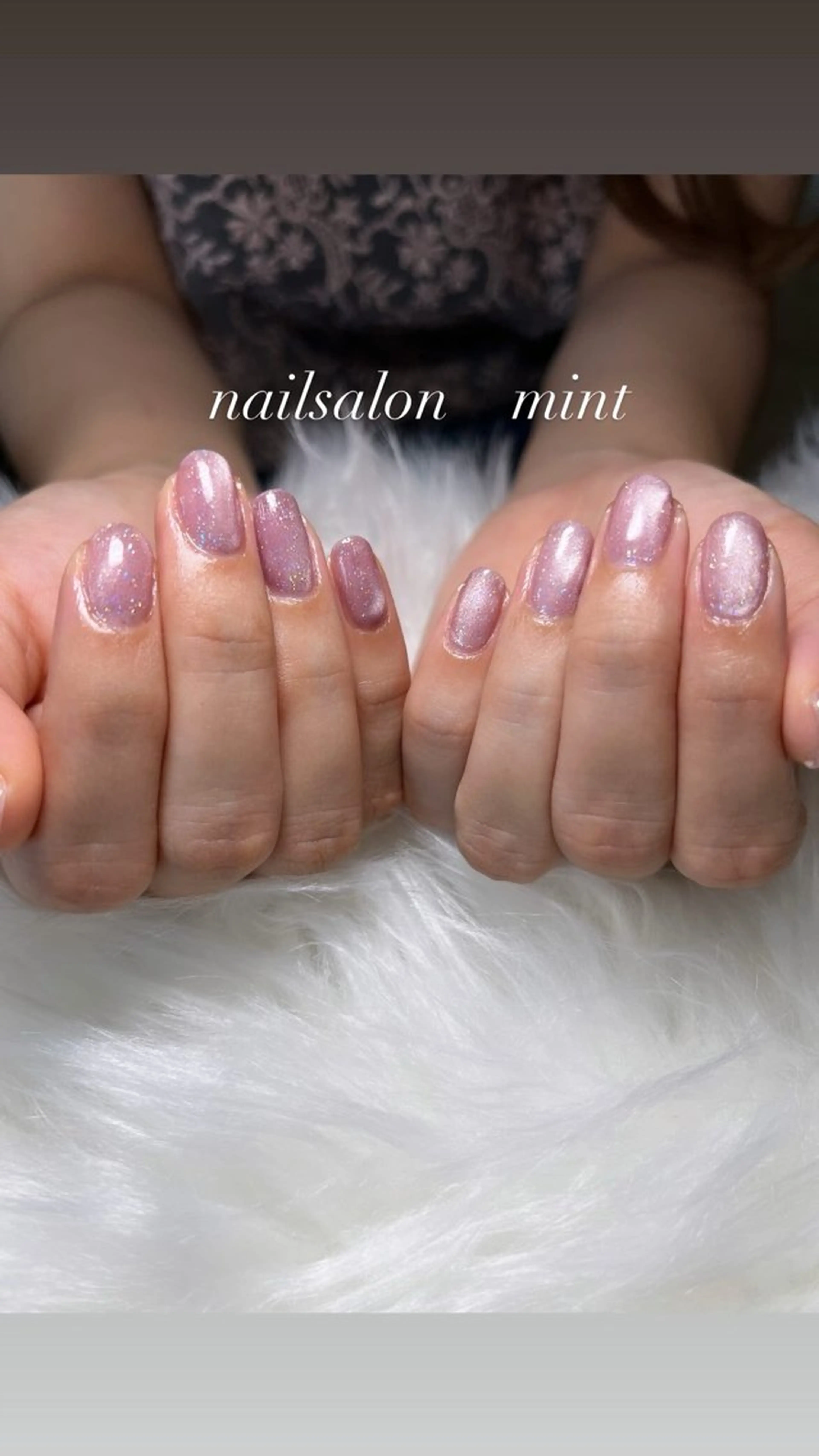 ネイル フラッシュネイル マグネットネイル マグネットワンカラー ワンカラーネイル nailsalon mintのネイルデザイン