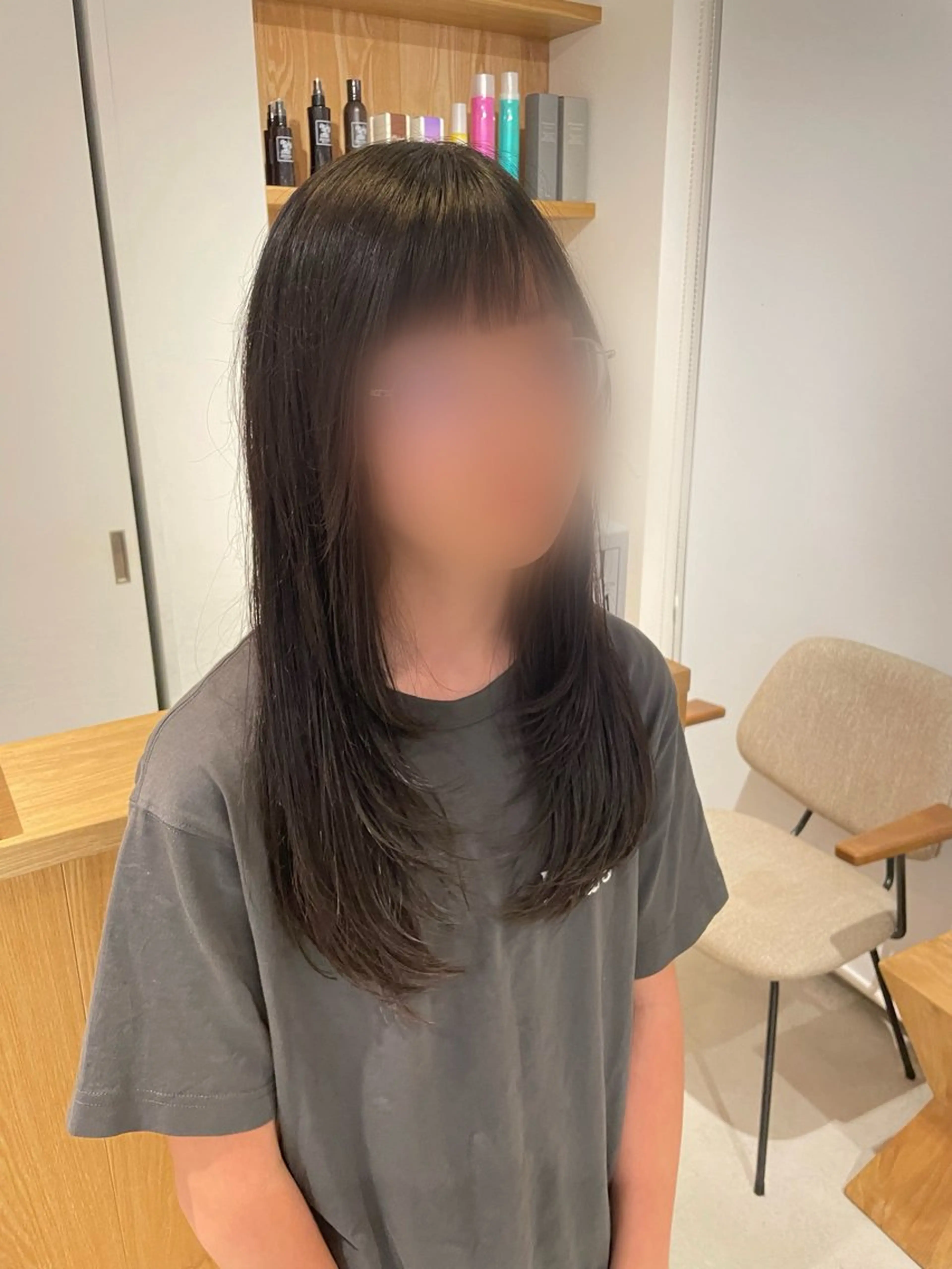 セミロング レイヤーカット カット無料✨️ 石川 潤のヘアスタイル