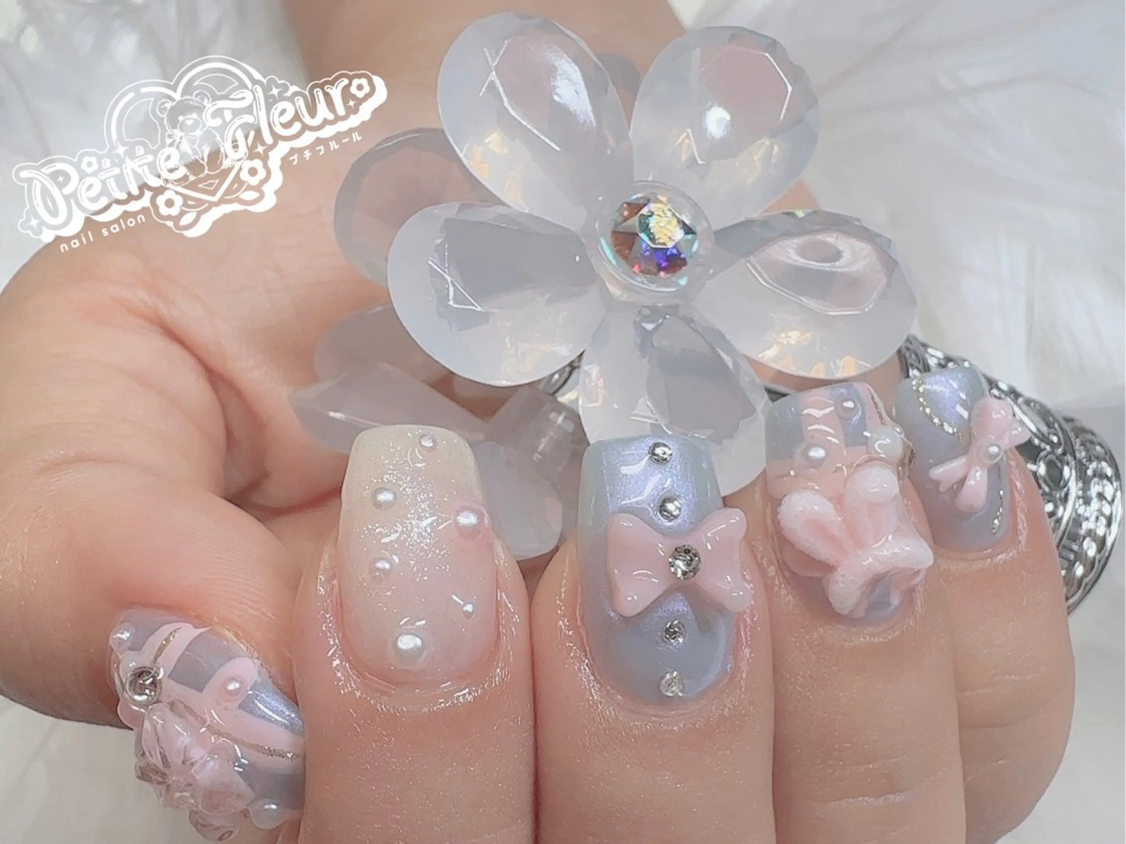 ネイル ハンドネイル ❁⃘*。Petite fleur❁⃘*りさのネイルデザイン