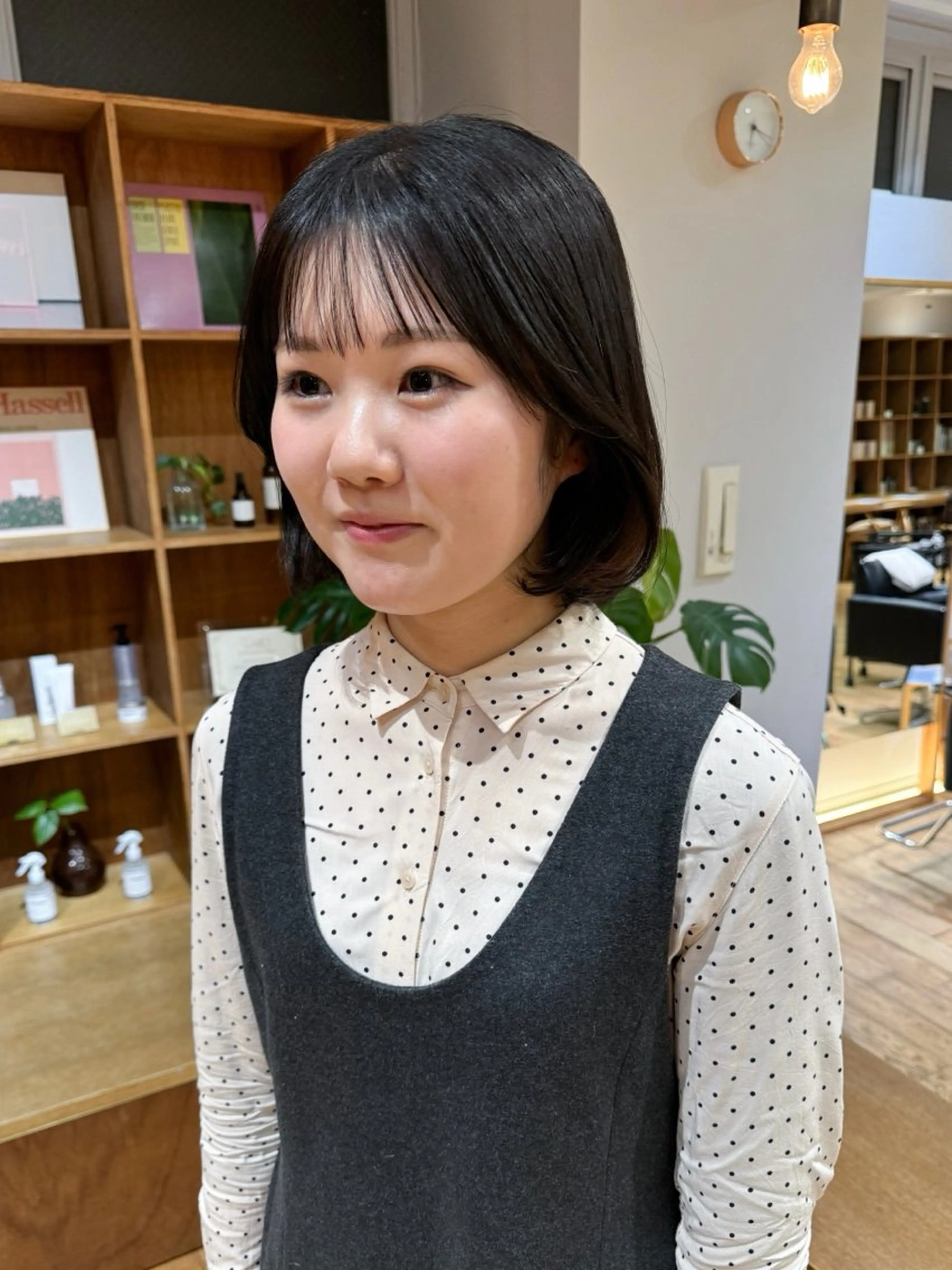 ショート カラー パーマ デジタルパーマ カット パーマ 大橋 芽衣のヘアスタイル