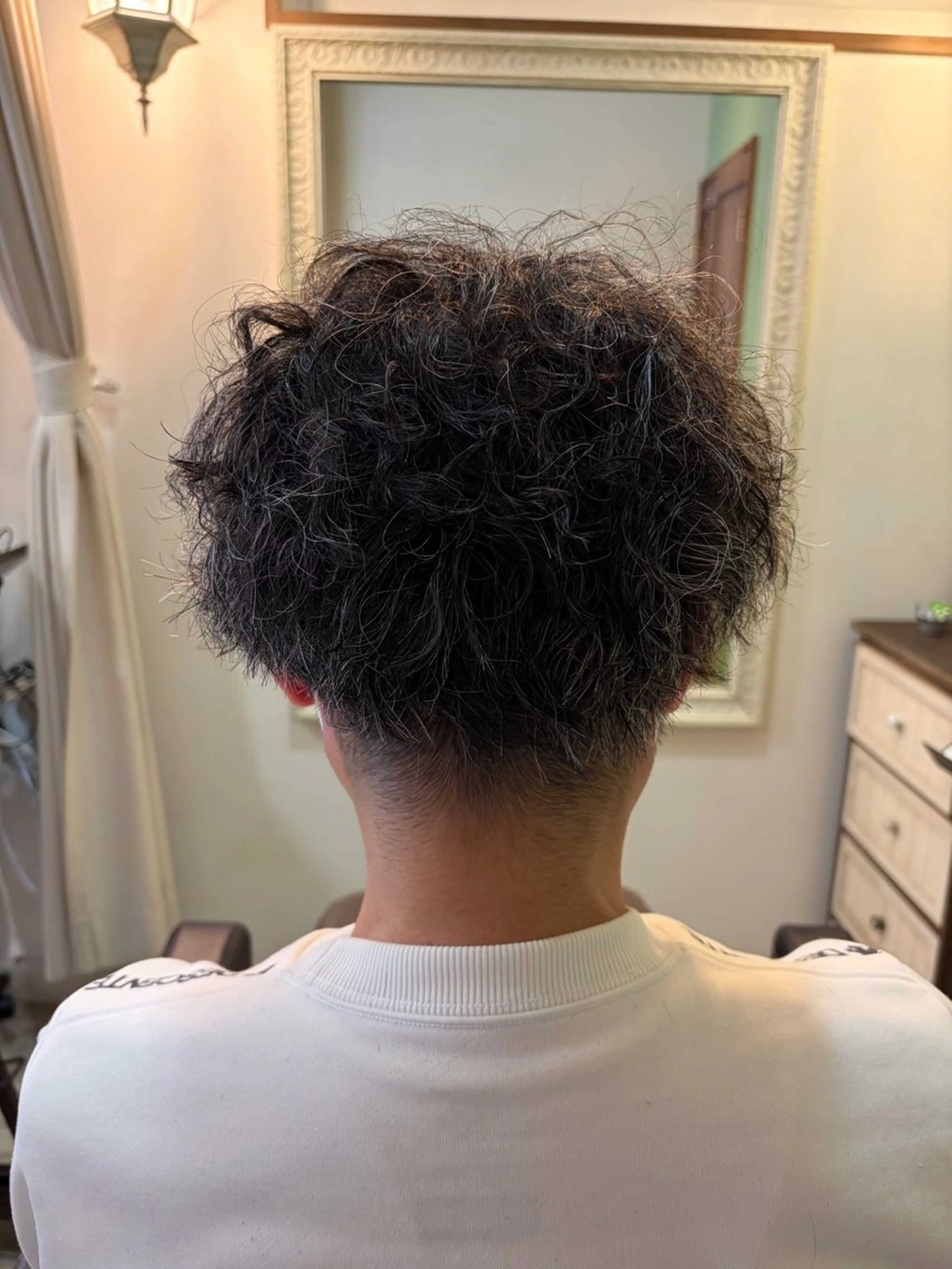 ショート パーマ メンズ 髪質改善ストレート Chiaki 🦋のヘアスタイル